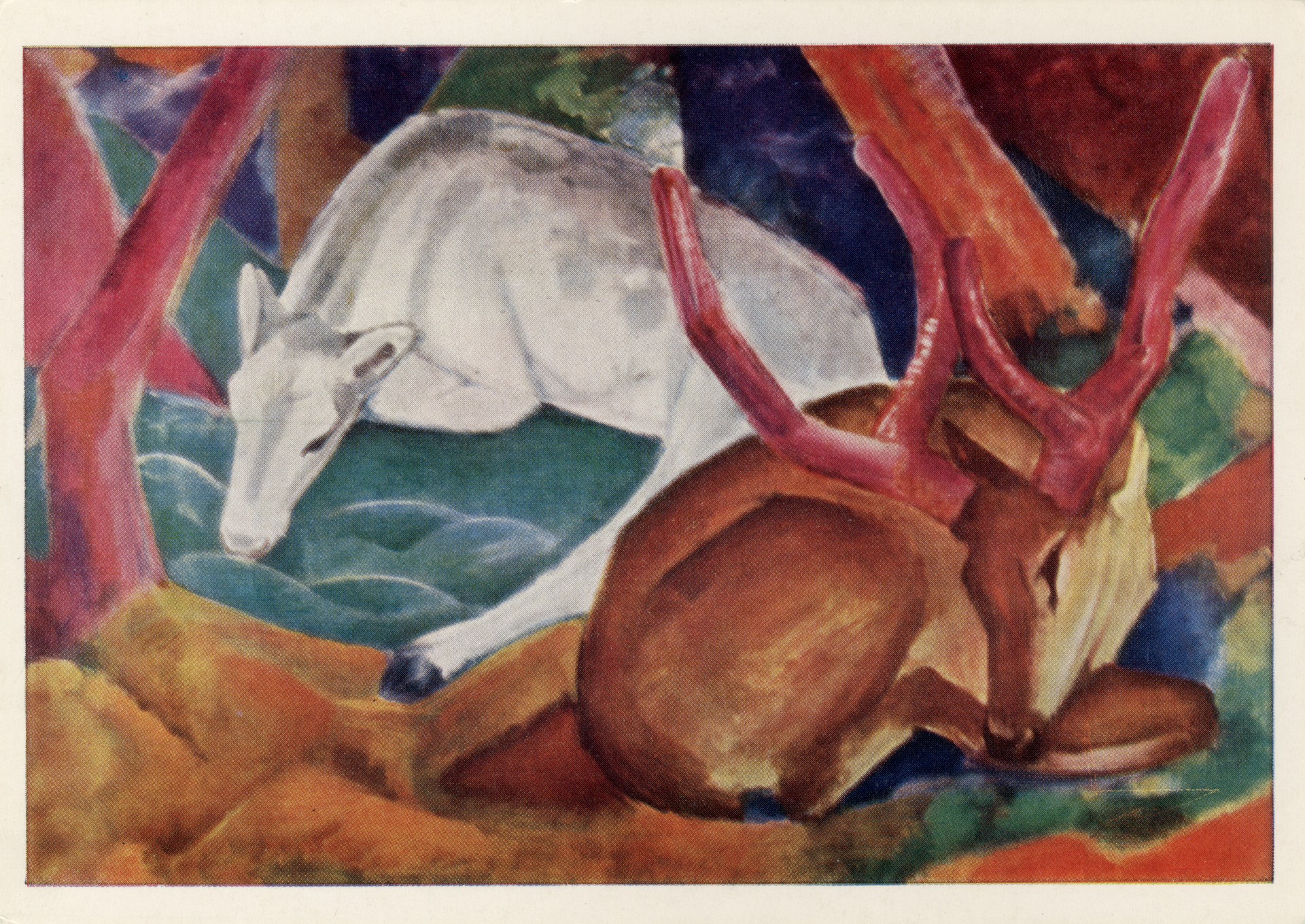 Олени в лесу