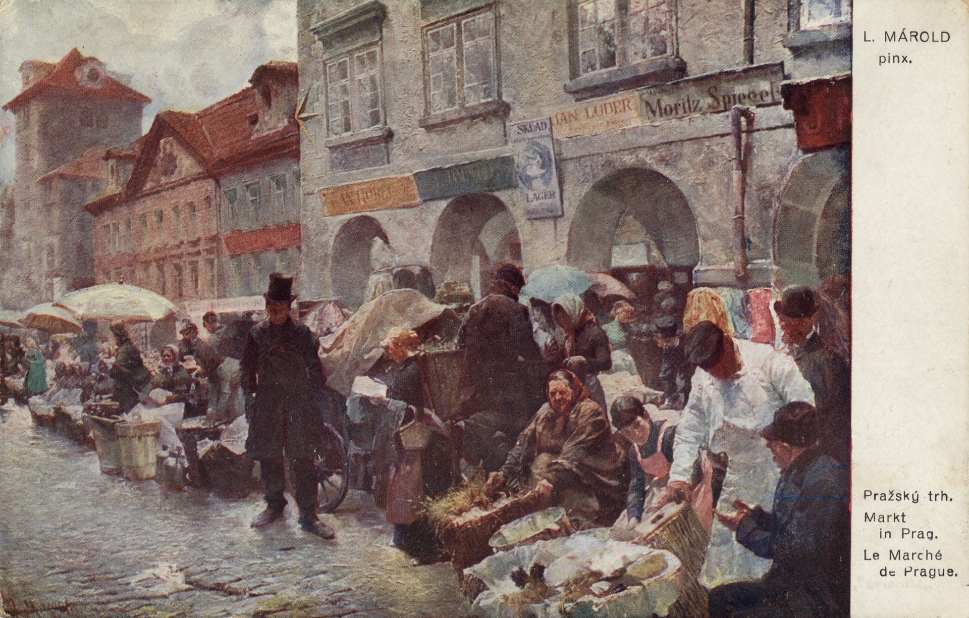 Яичный базар в Праге