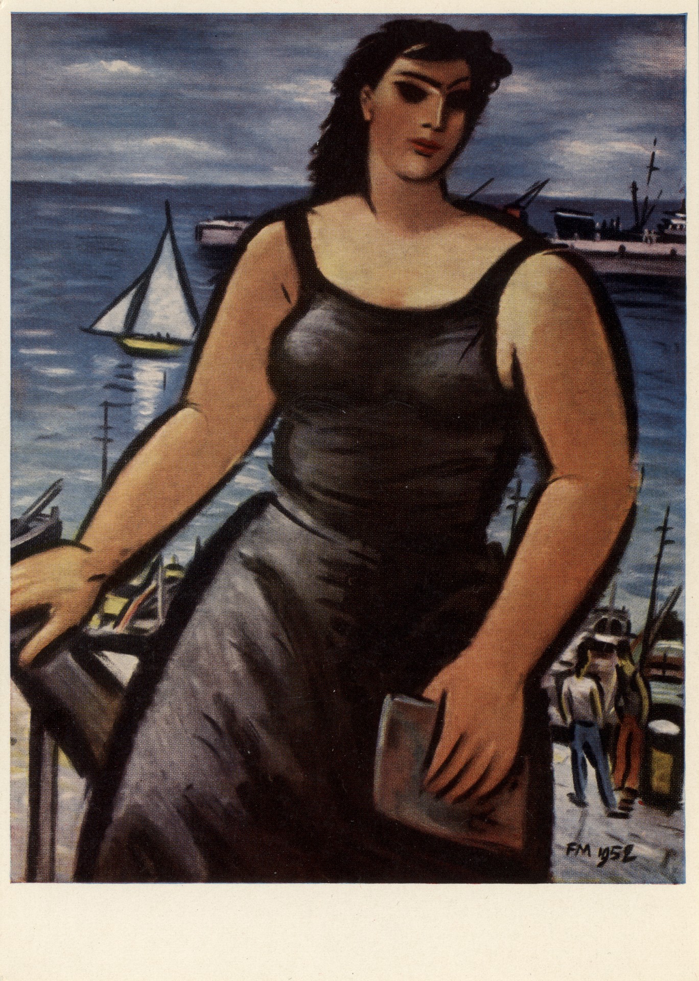 Женщина-провинциалка в чёрном