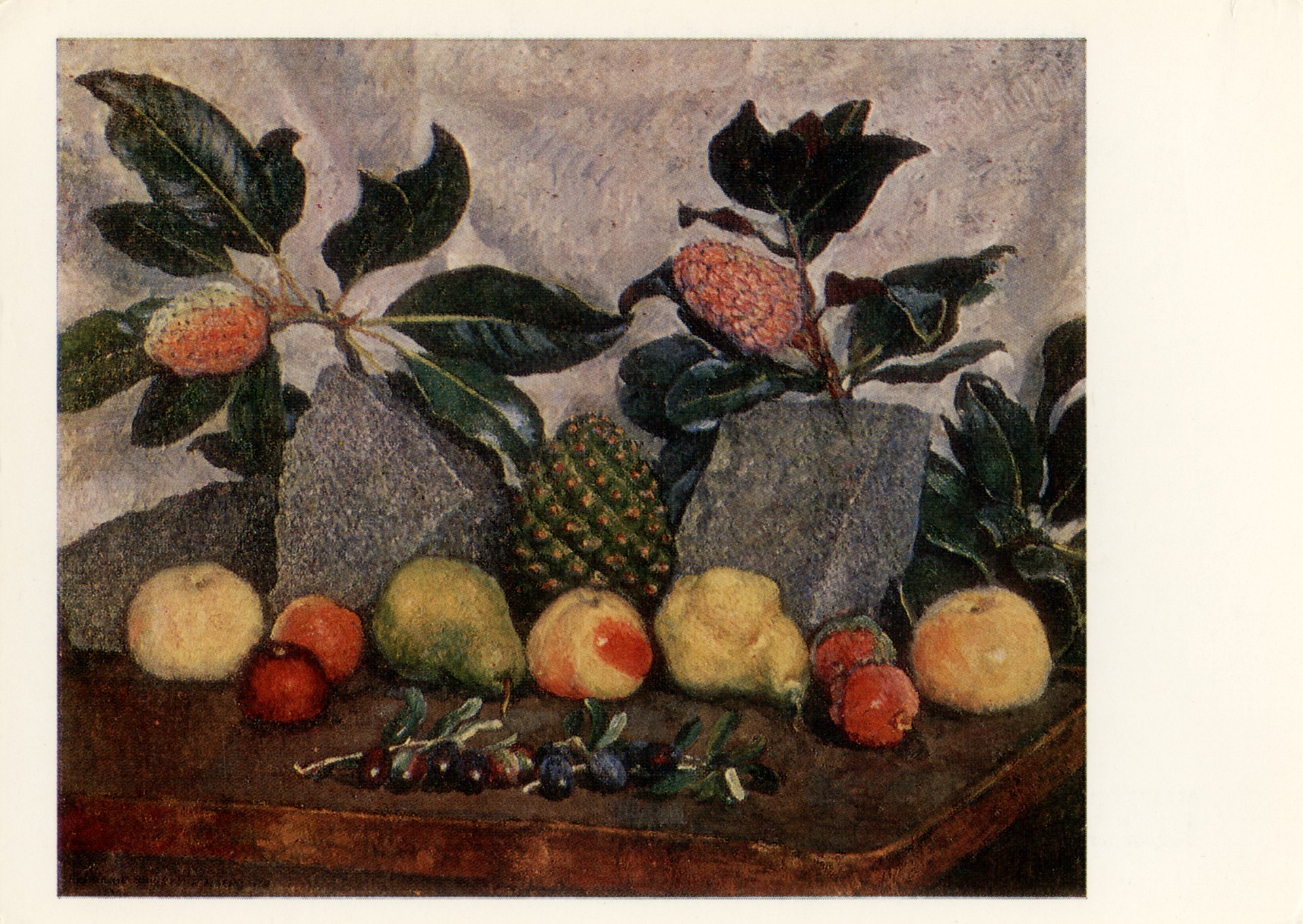 Фрукты и магнолии