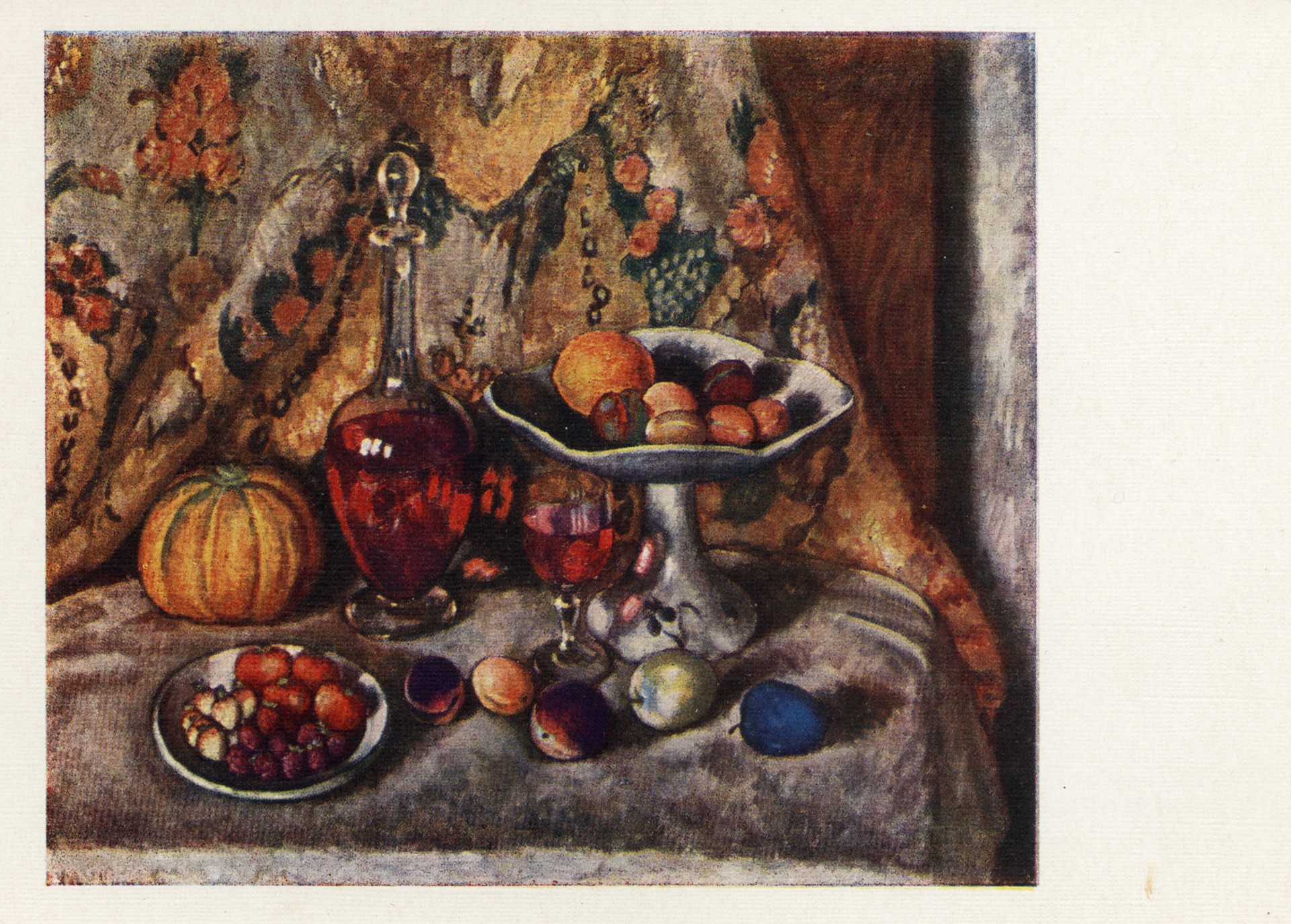 Натюрморт с парчой