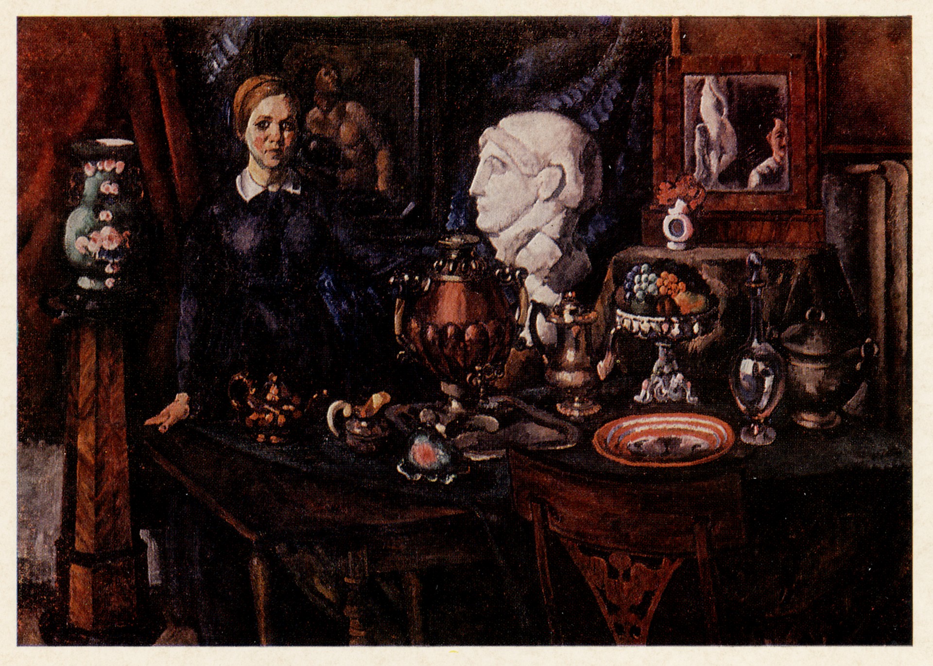 Натюрморт с женской фигурой