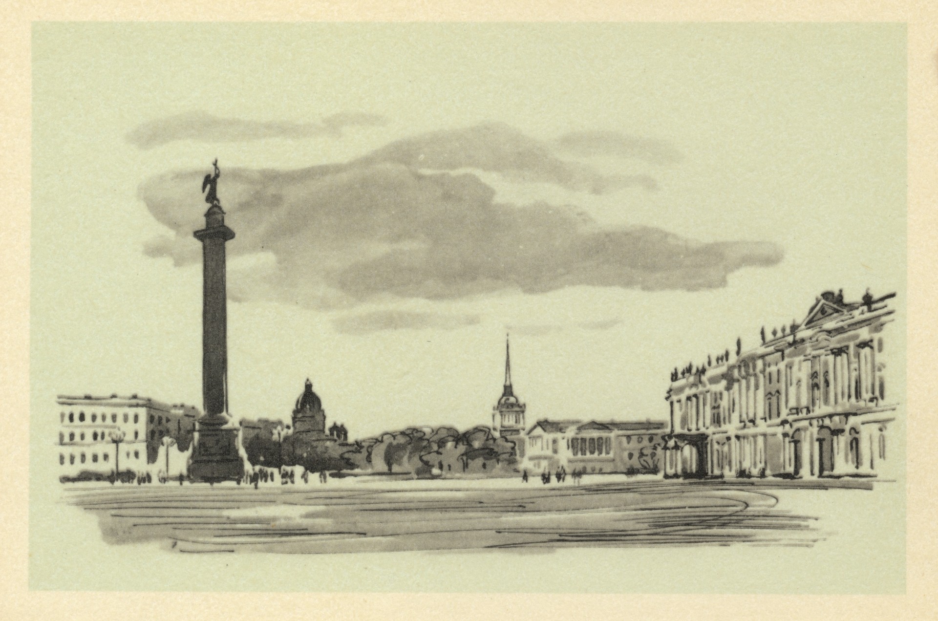 Ленинград. Дворцовая площадь