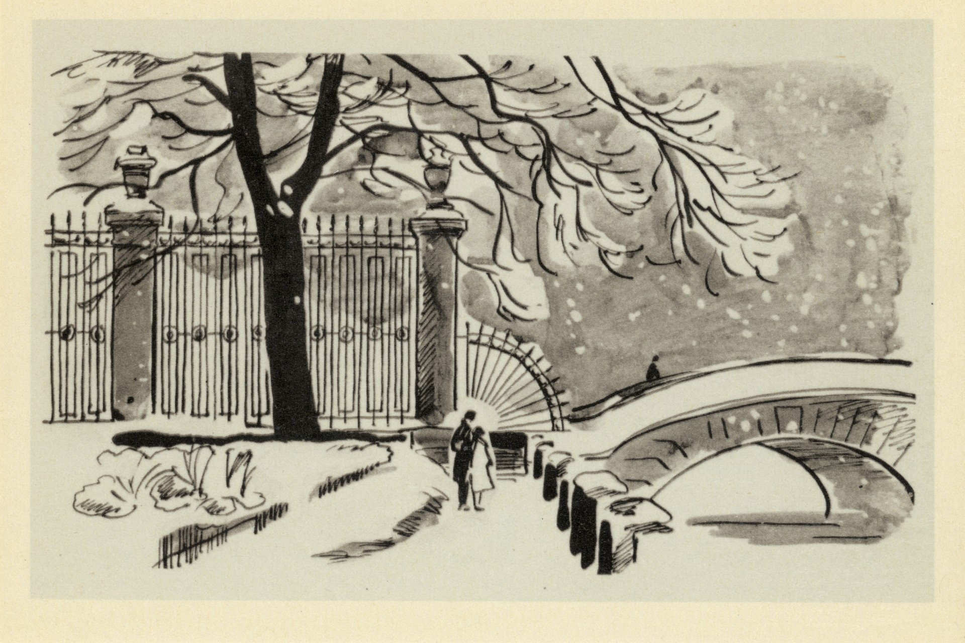 Морозом дышит Летний сад