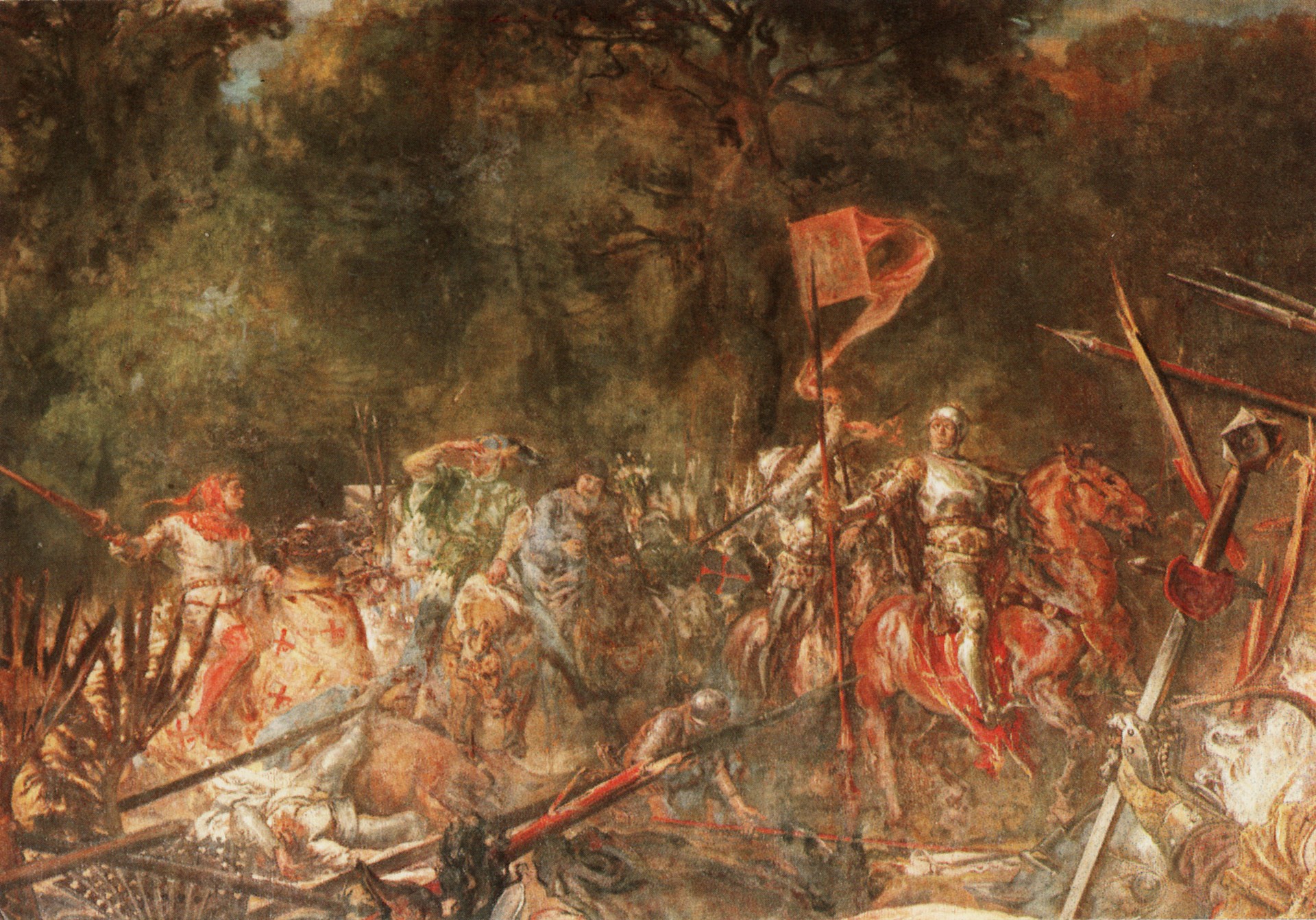 Битва под Грюнвальдем. Фрагмент 7