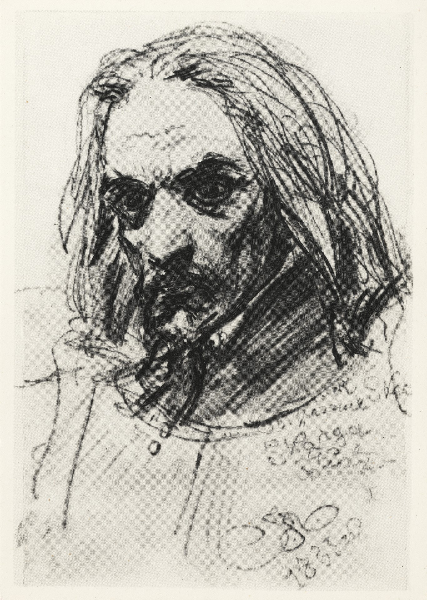 Голова Скарги. Этюд к картине Проповедь Скарги