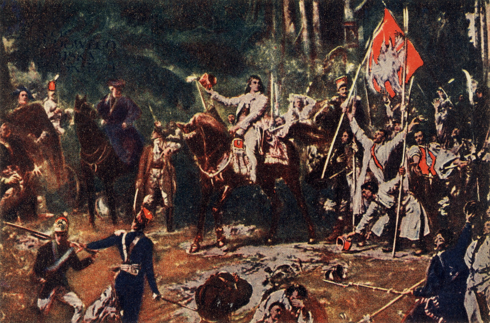 Костюшко под Рацславицами. Фрагмент