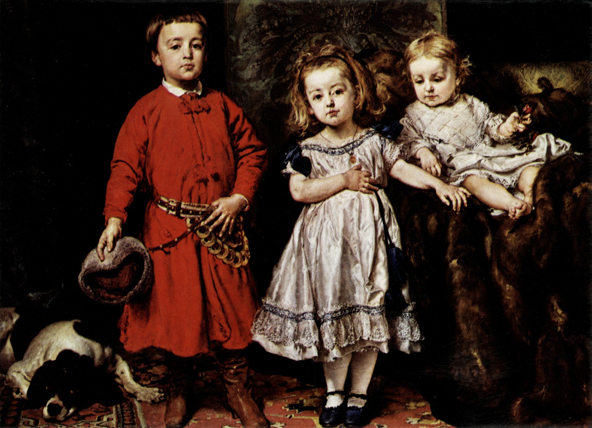 Портрет детей художника 1