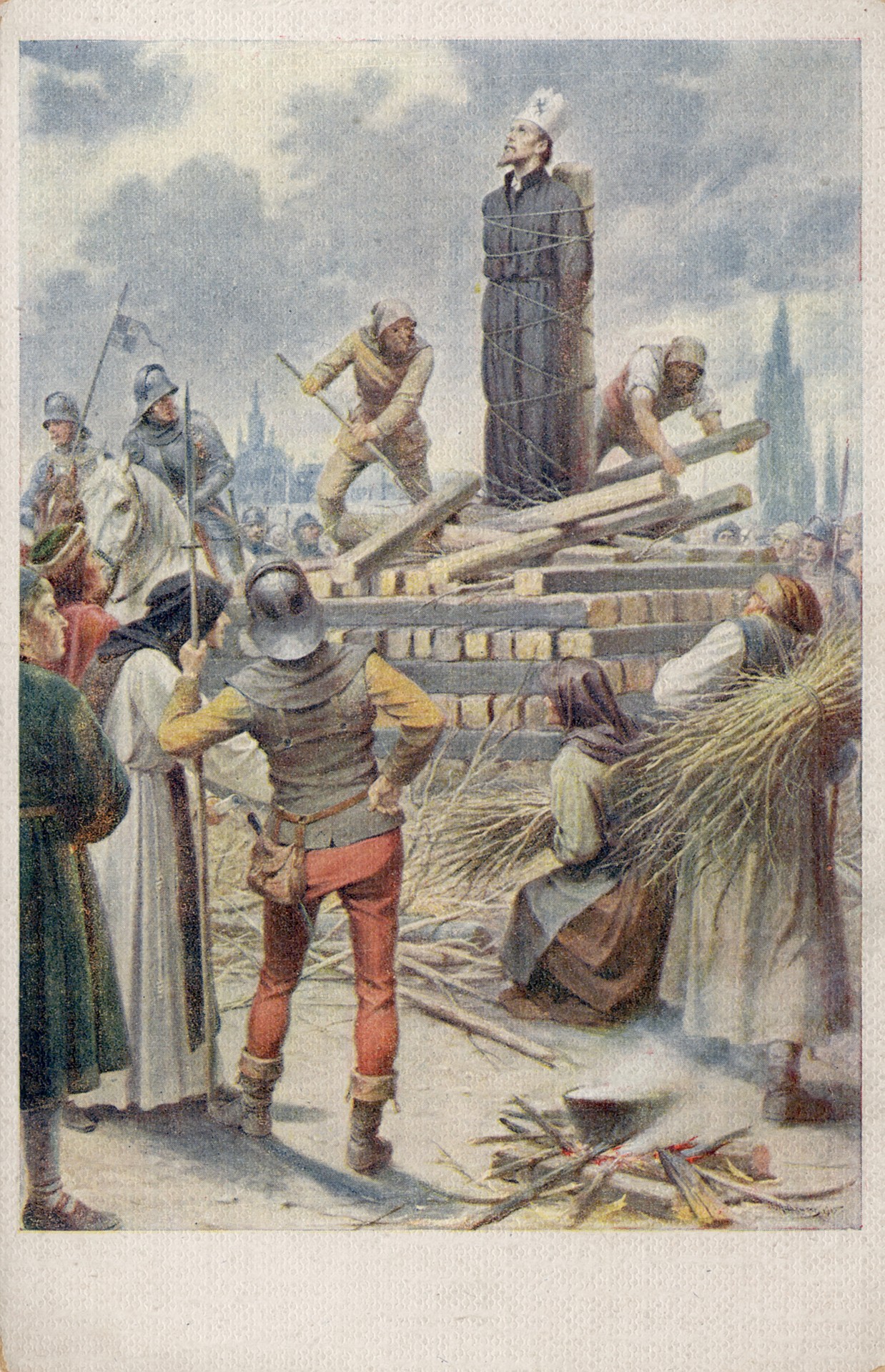 Св. Ян Гус на границе