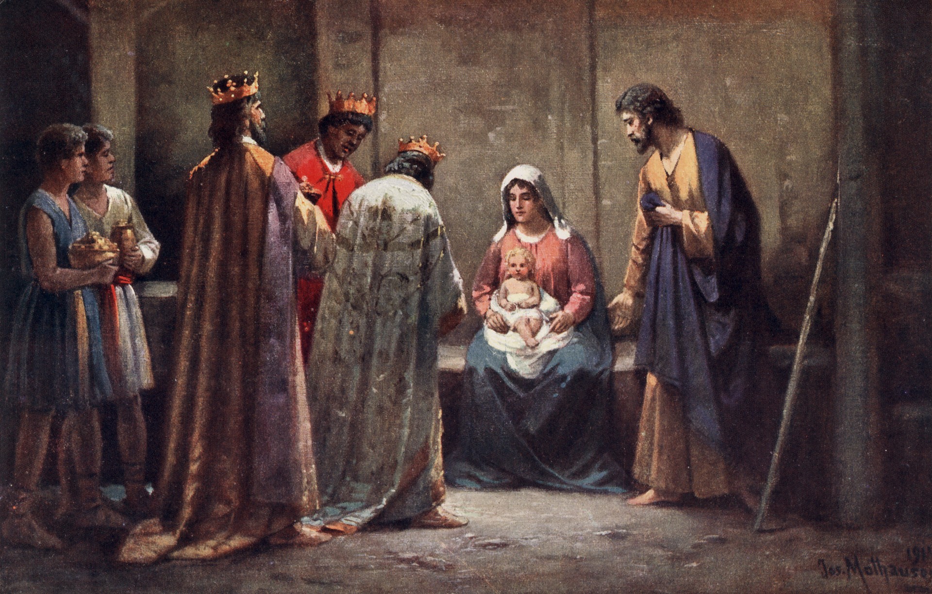 Святые у Мадонны