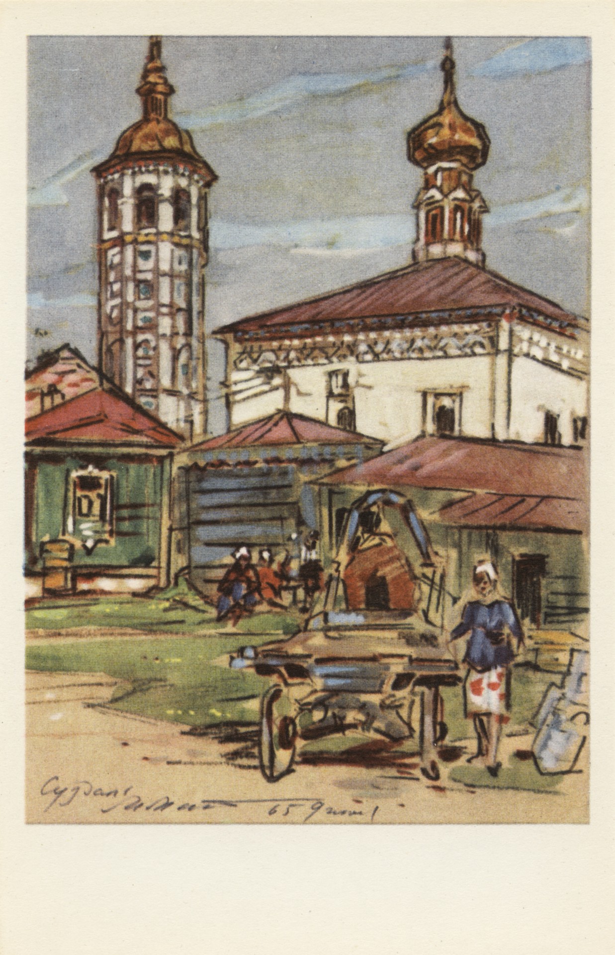 Суздаль. Воскресенская церковь на Торгу. 1720 г