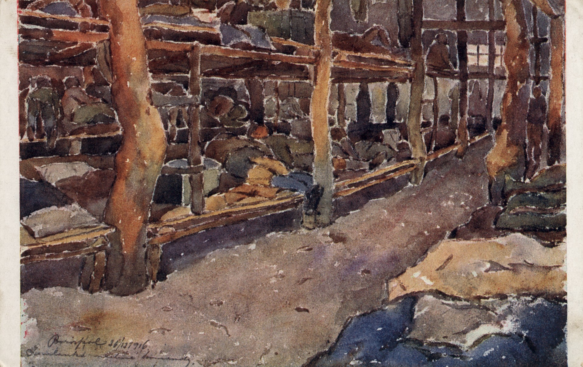 Борисполь - внутренний вид землянки