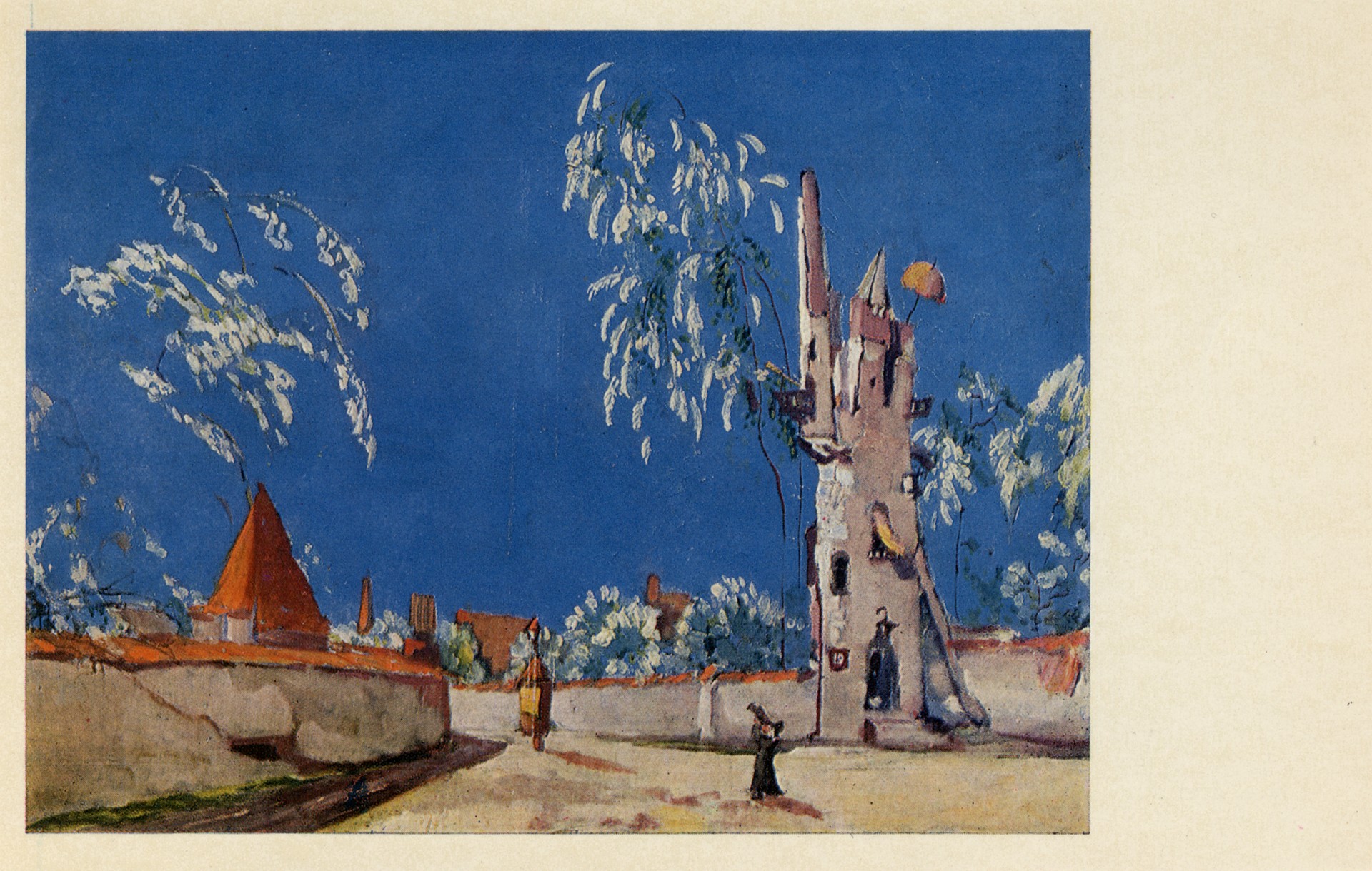 Эскиз декорации к балету Три толстяка