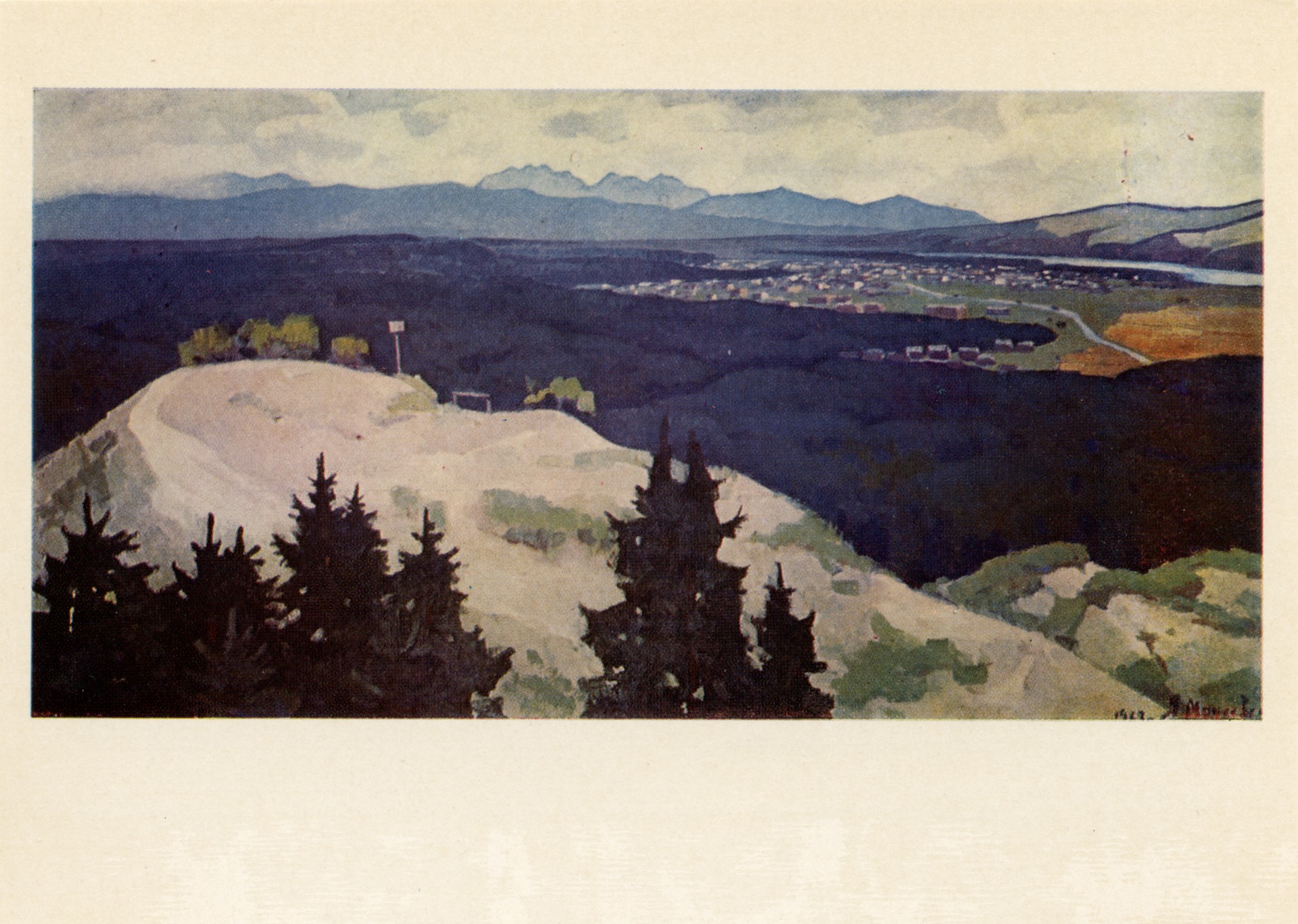 Вид на Шушенское