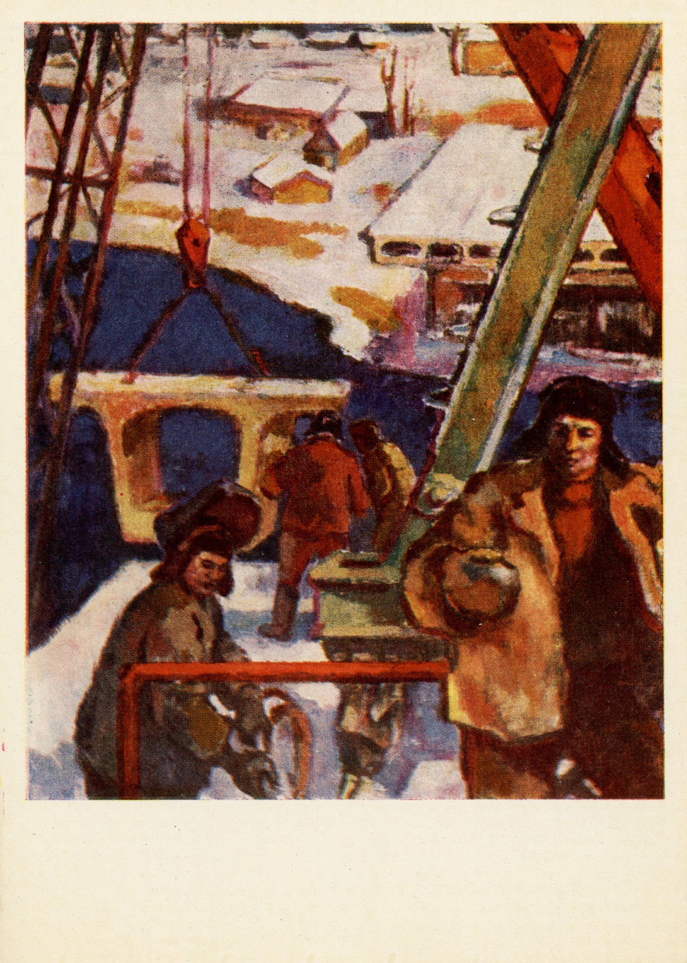 Строительство моста через Нерис