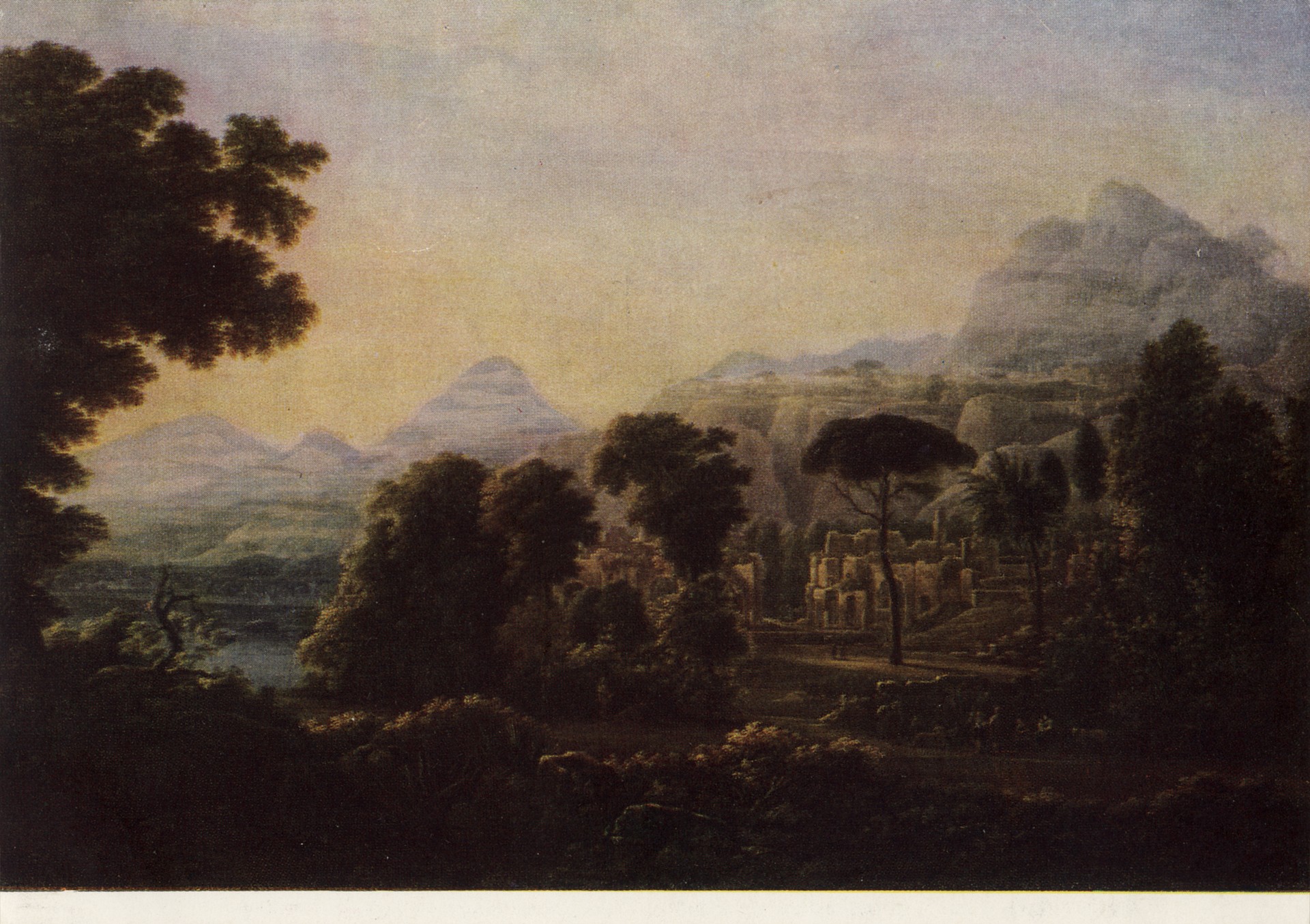 Вид в Сицилии. Горы