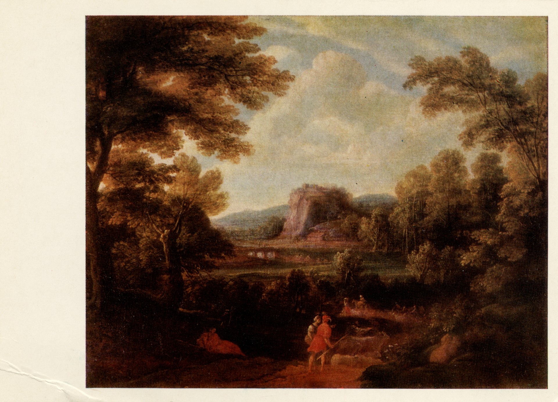 Вид в Тиволи, близ Рима