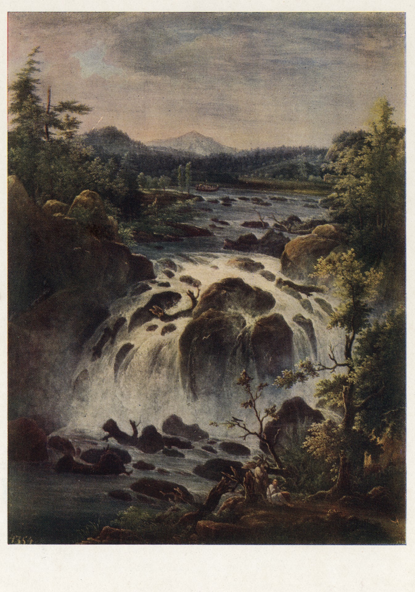 Водопад Иматра в Финляндии