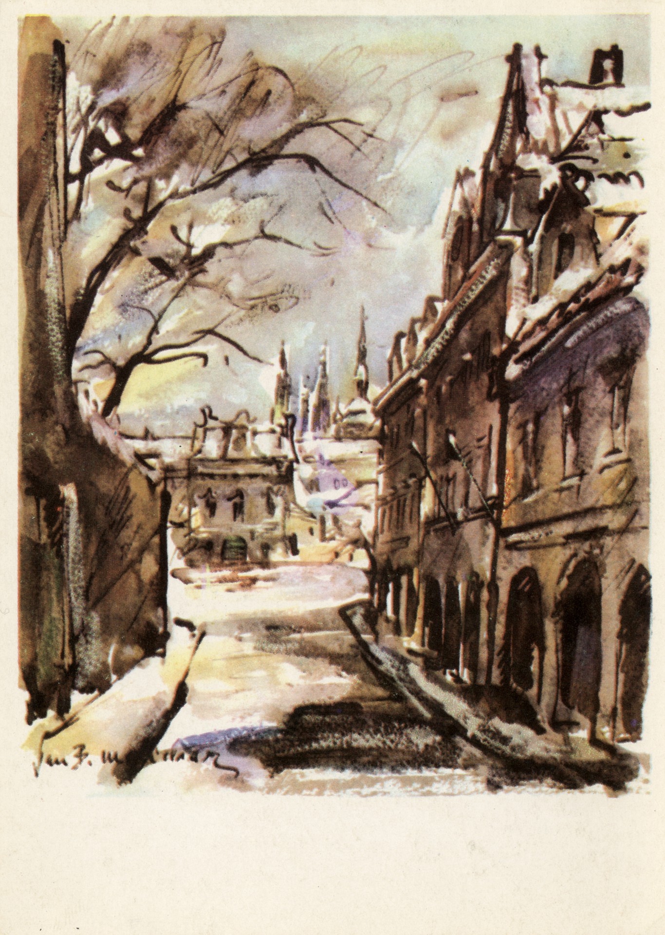 Зима в Градчанах