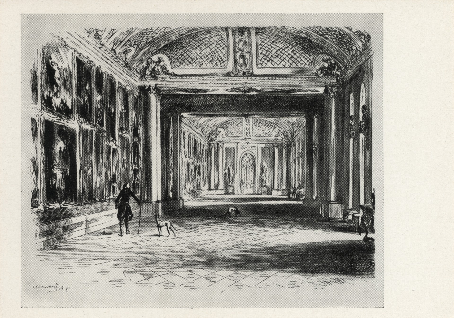 Король в картинной галерее