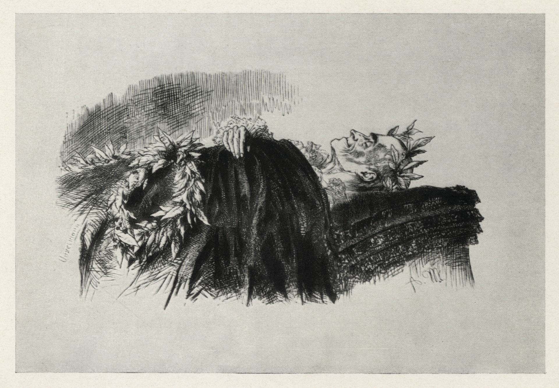 Вольтер на смертном одре