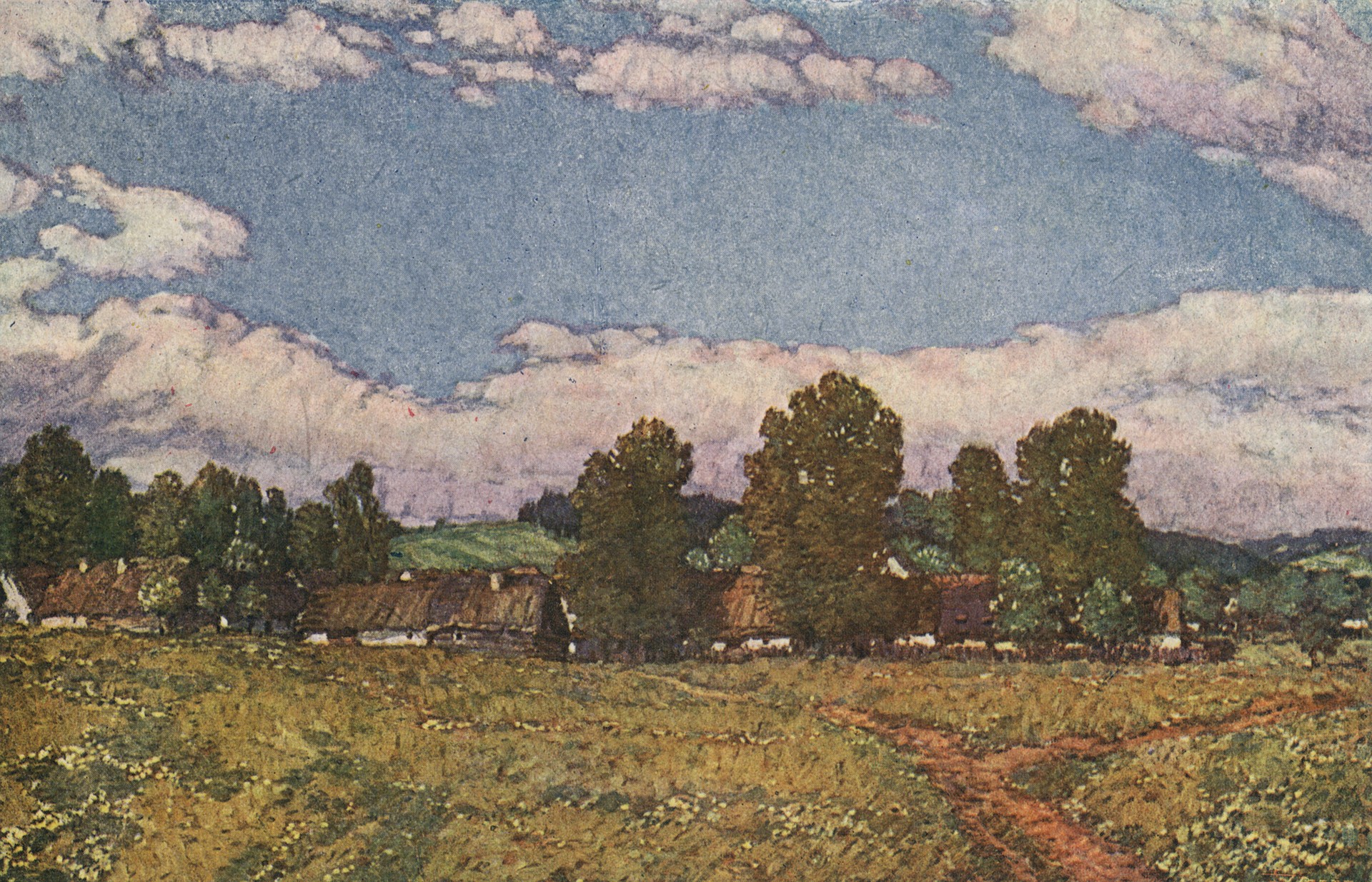 Поповице. Улочка