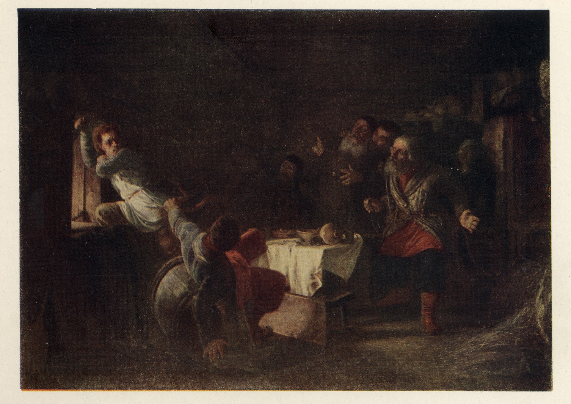 Бегство Григория Отрепьева из корчмы на Литовской границе