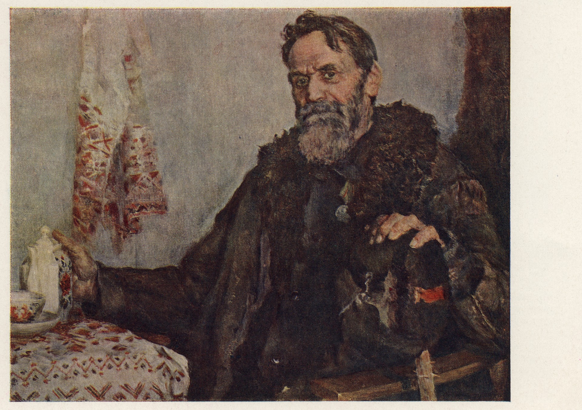 Портрет белорусского партизана Н.И Шешко