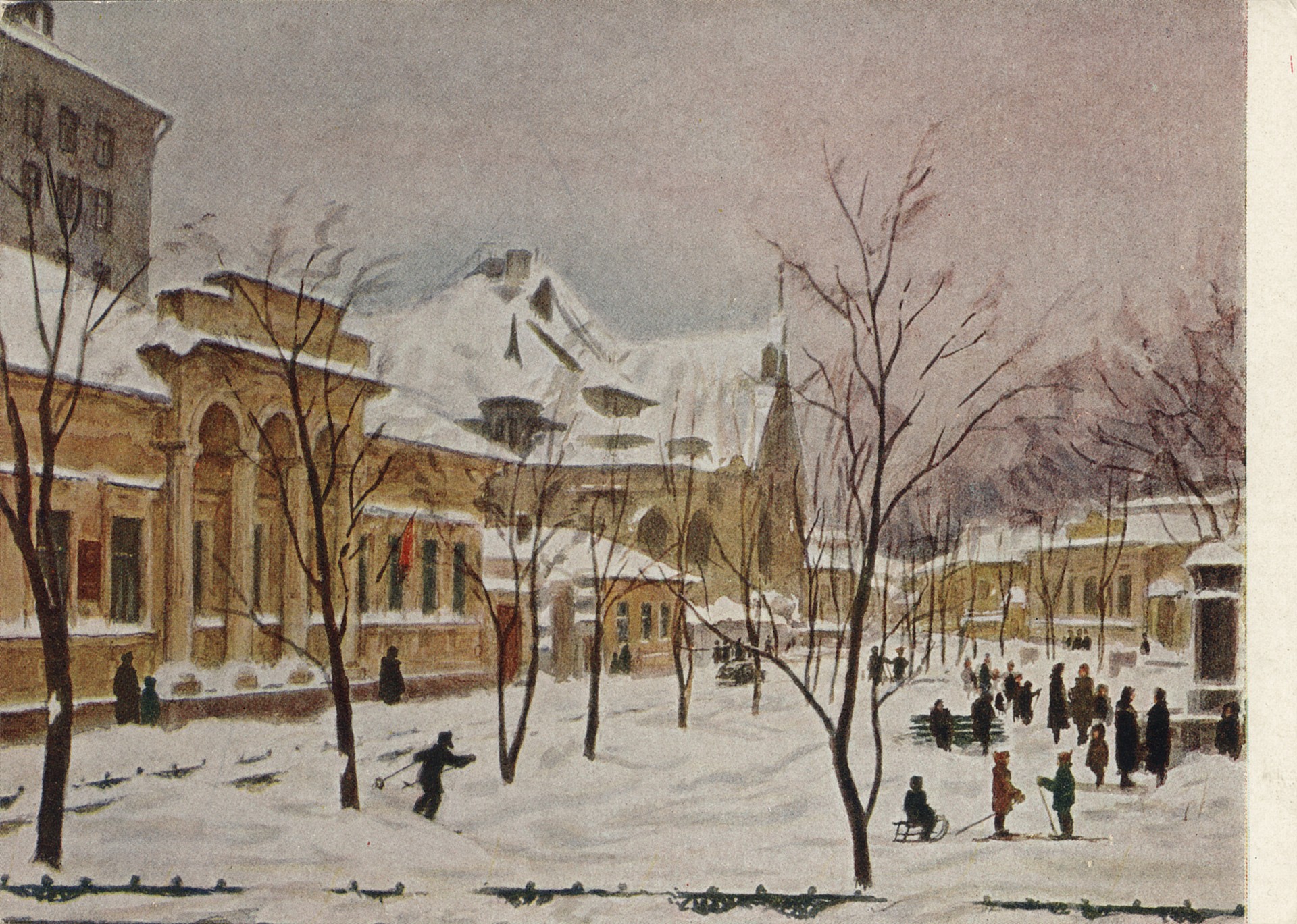 Москва. Дом, где жил В.И Ленин перед ссылкой в 1897 году