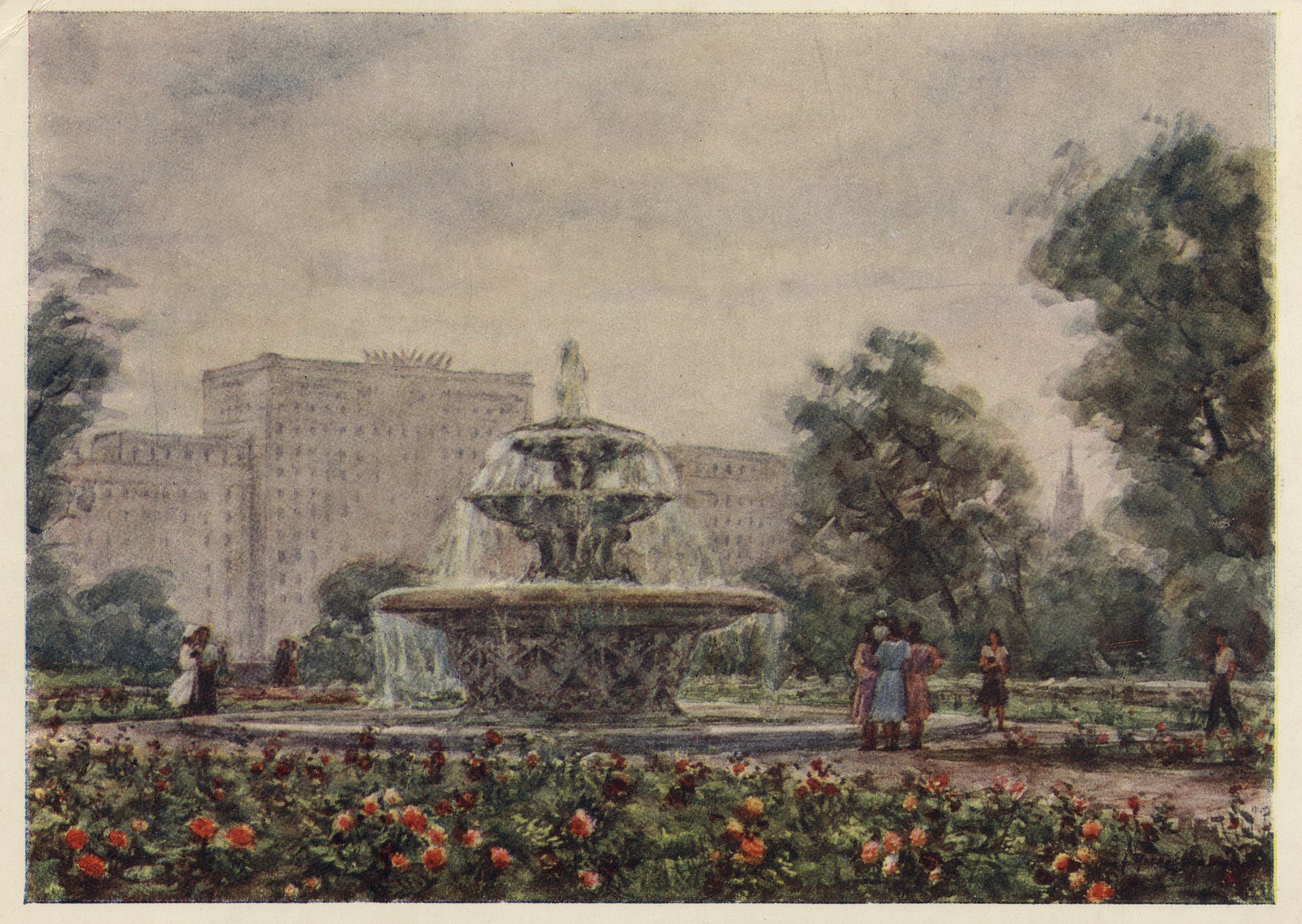 Москва. ЦПК о О им. А.М Горького. Розарий