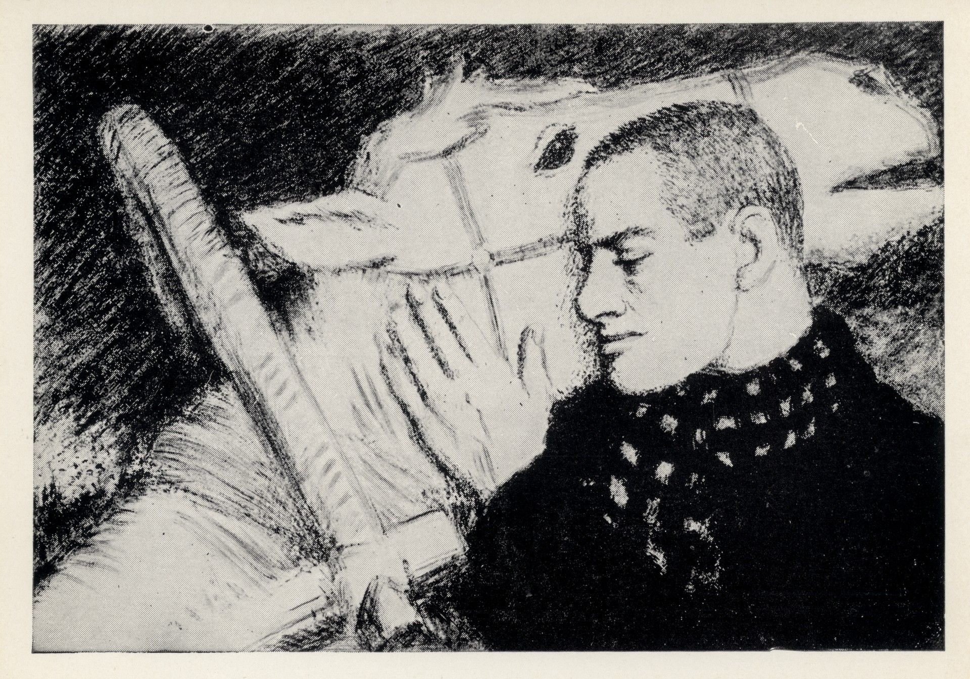 Рисунок к стихотворению Маяковсокго Хорошее отношение к лошадям