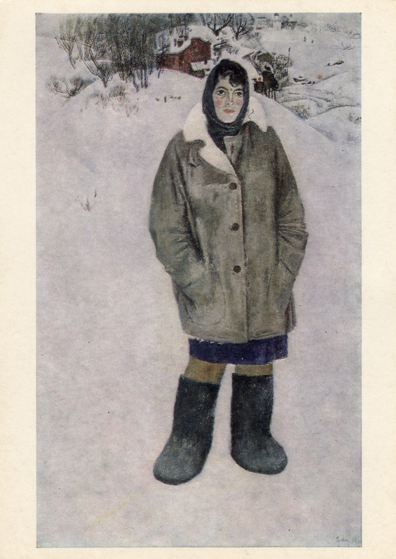 В Старой Ладоге. Зимой