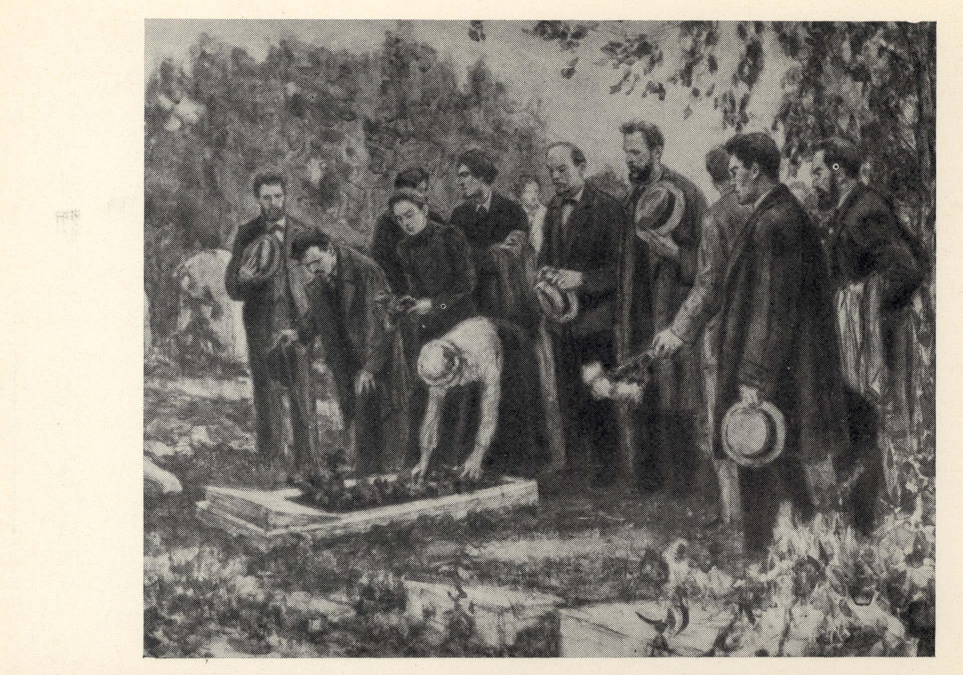 У могилы Карла Маркса