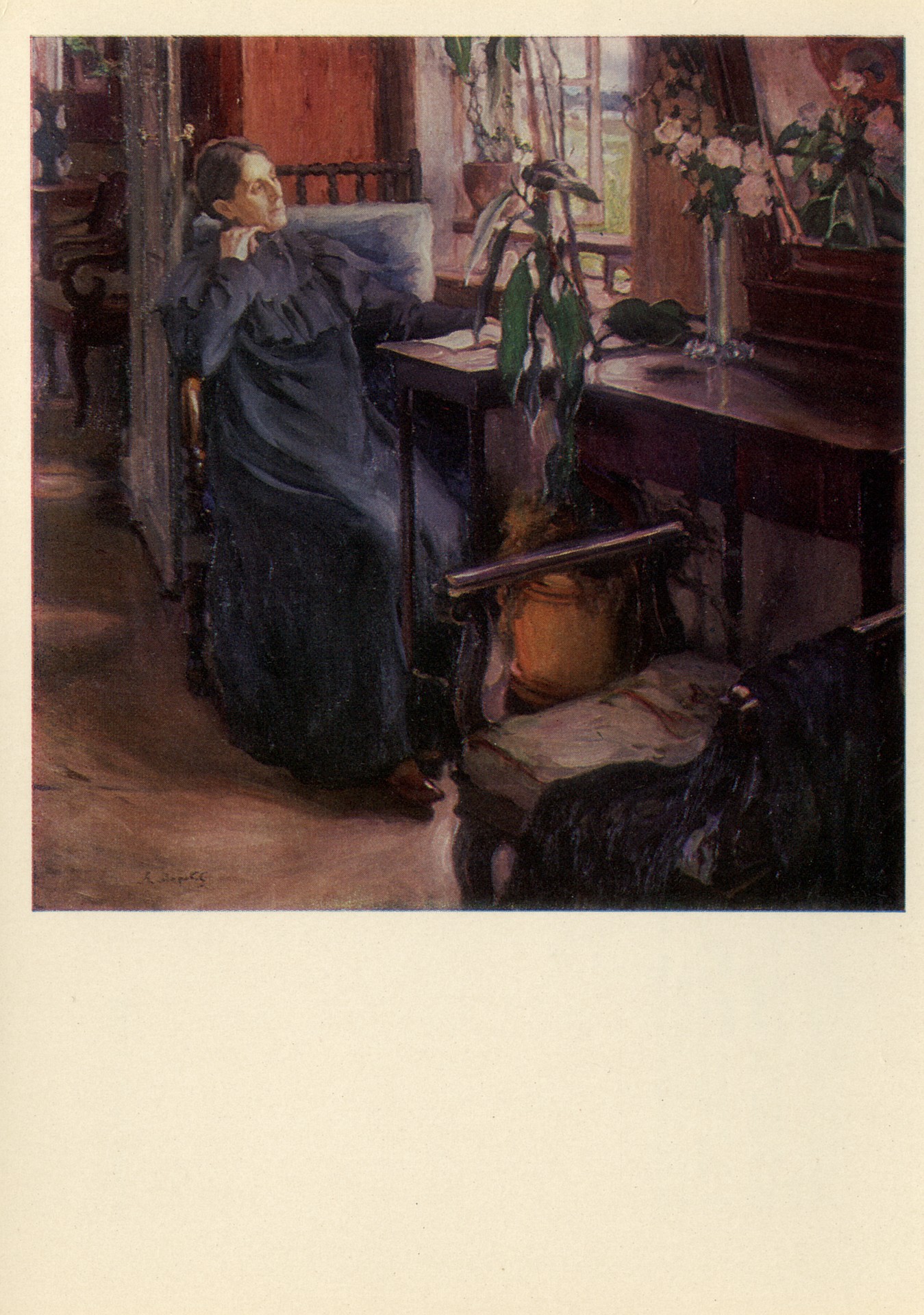 У окна. Портрет В.В Ушаковой