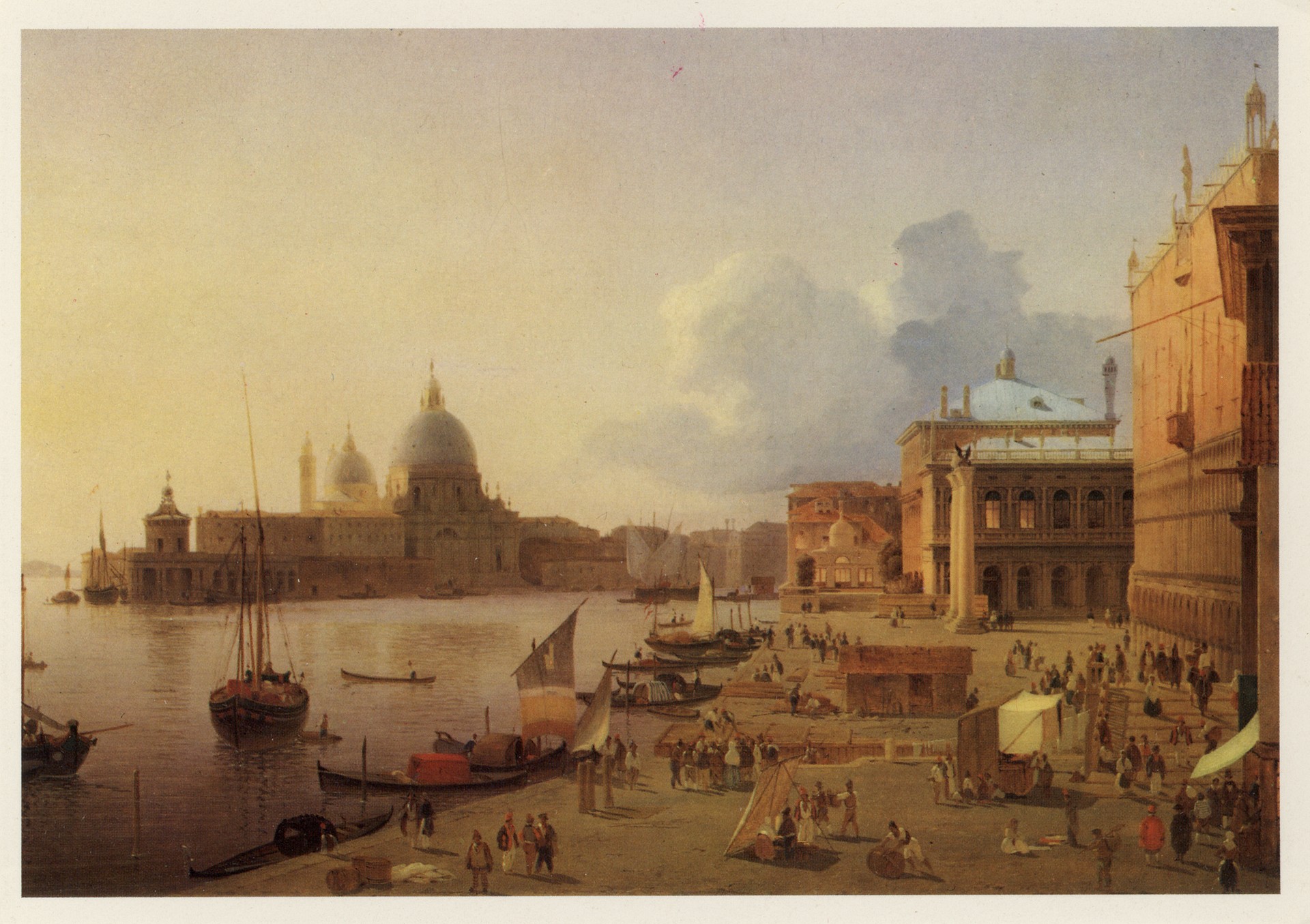 Набережная дельи Скиавони в Венеции