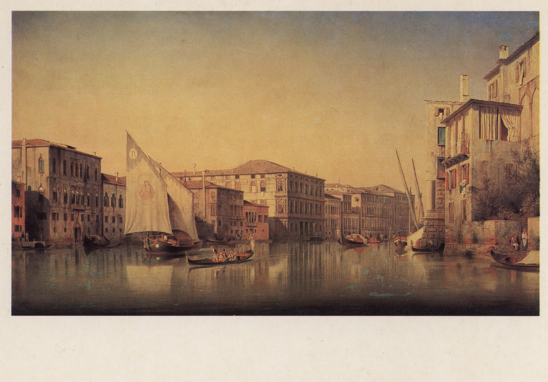 Вид Большого канала в Венеции. 1850