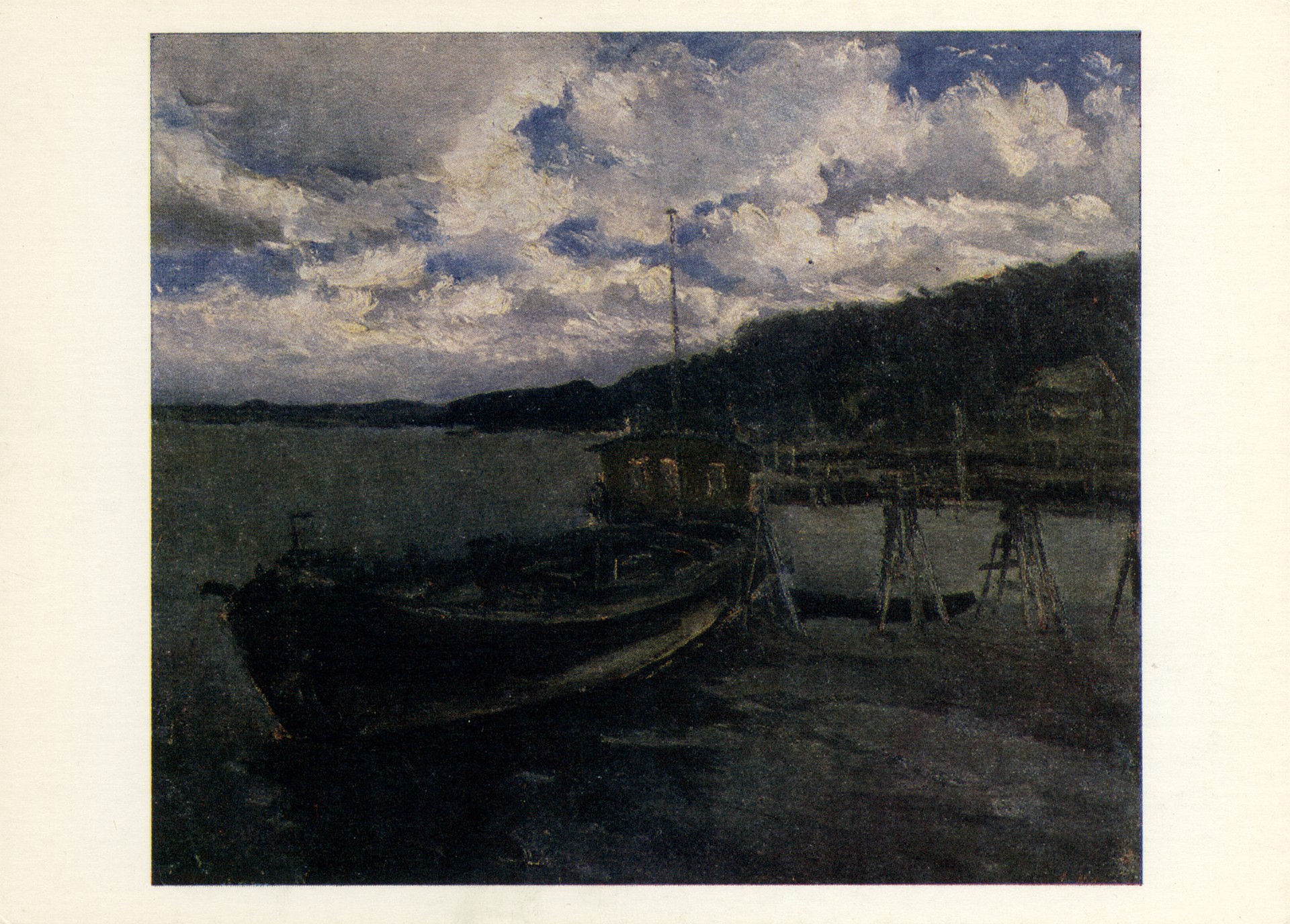 Облачный день на Волге