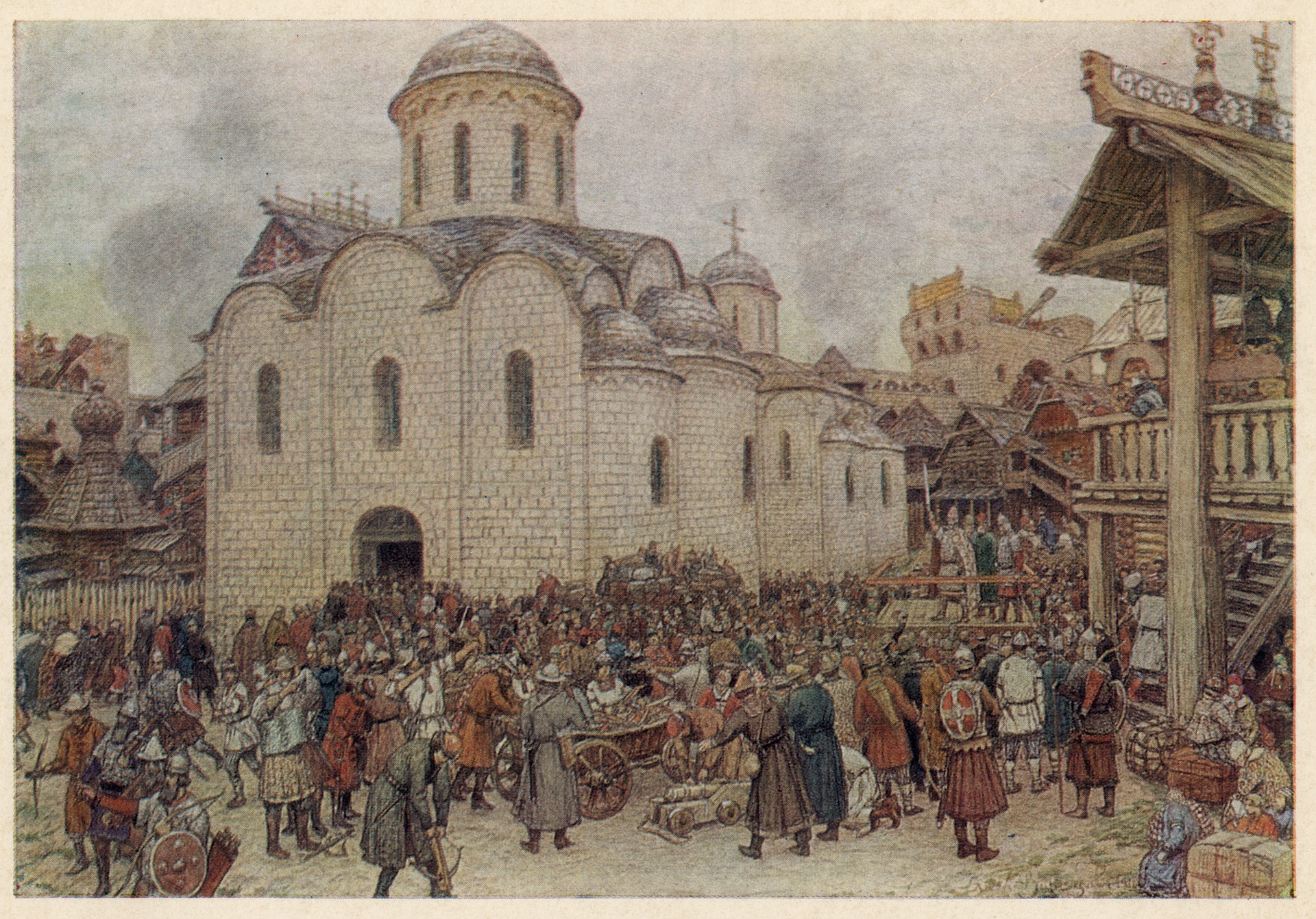 Оборона Москвы от хана Тохтамыша