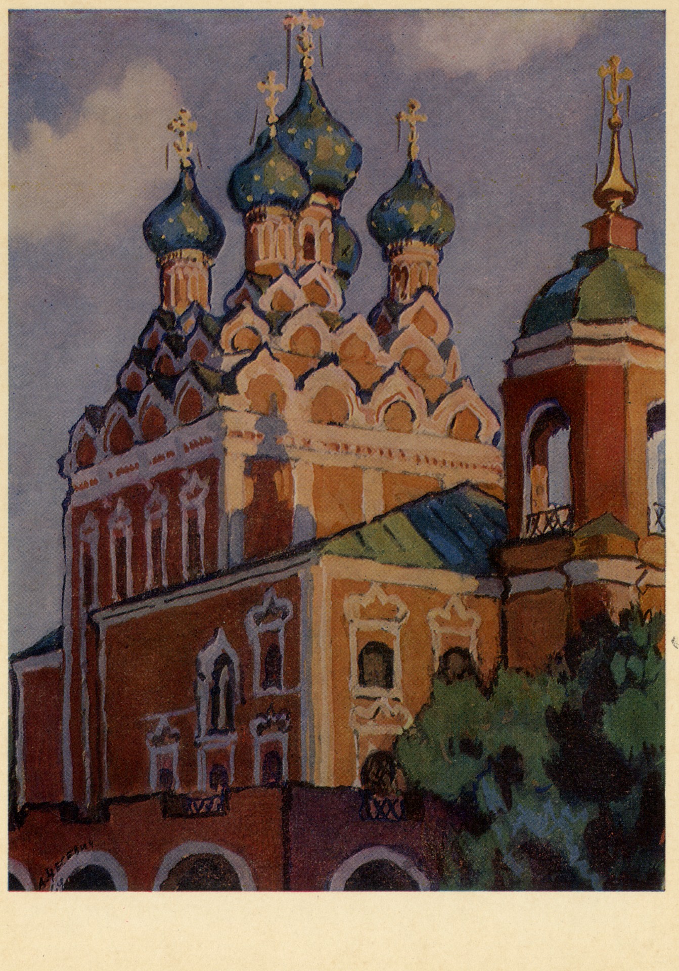 Тихвинская церковь в селе Алексеевском