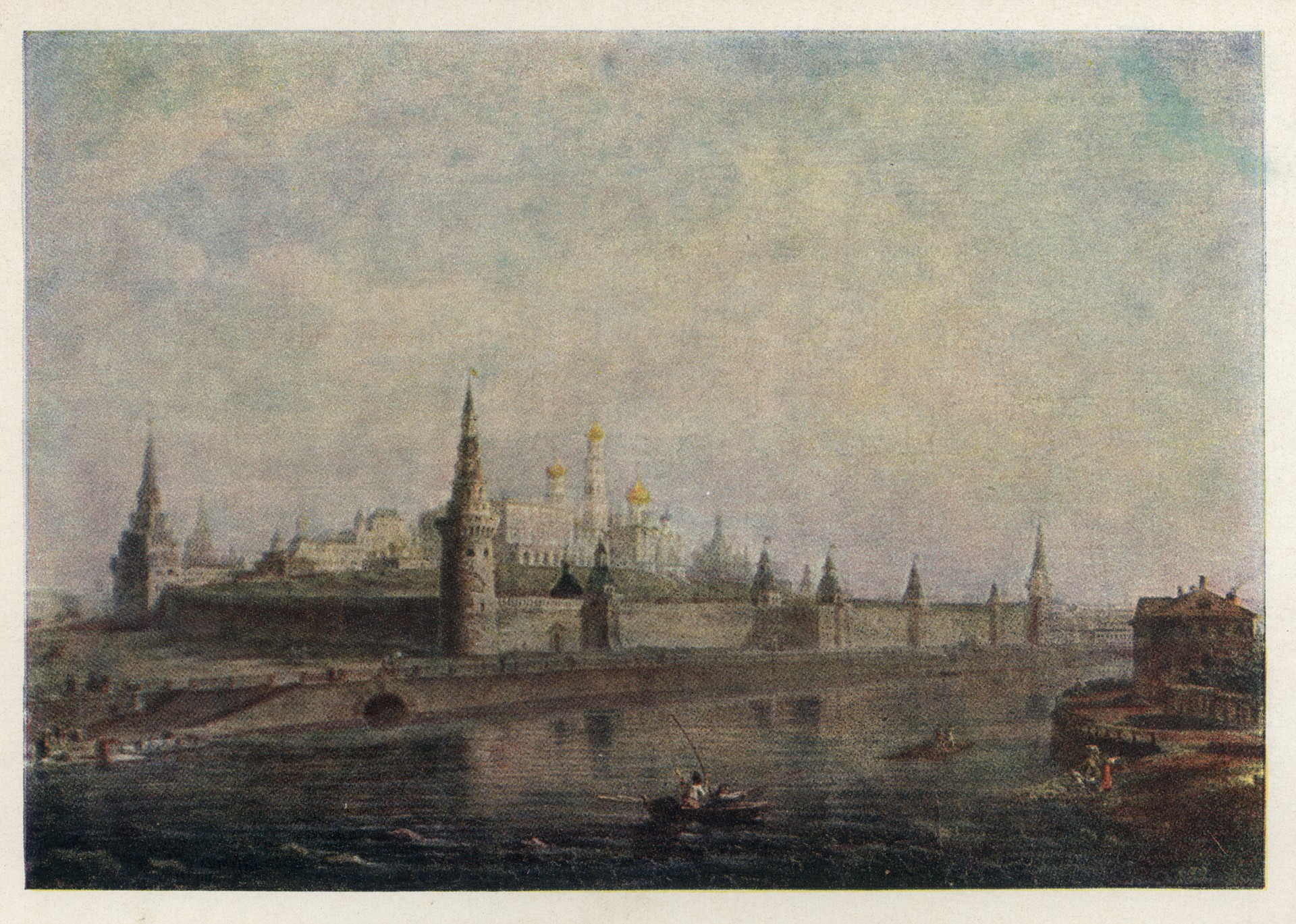 Вид Московского Кремля