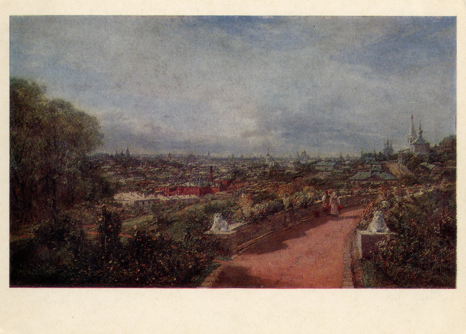 Вид Москвы от дома Хлудова