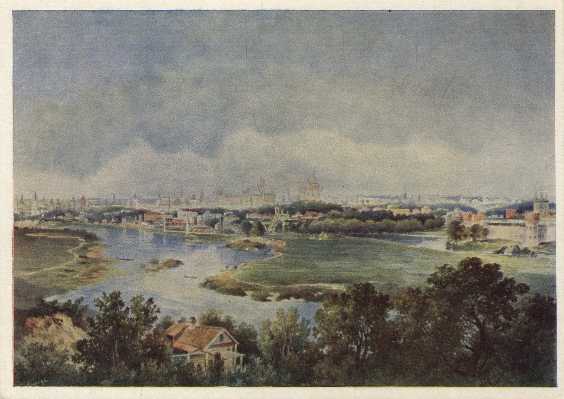 Вид на Москву с Воробьёвых гор