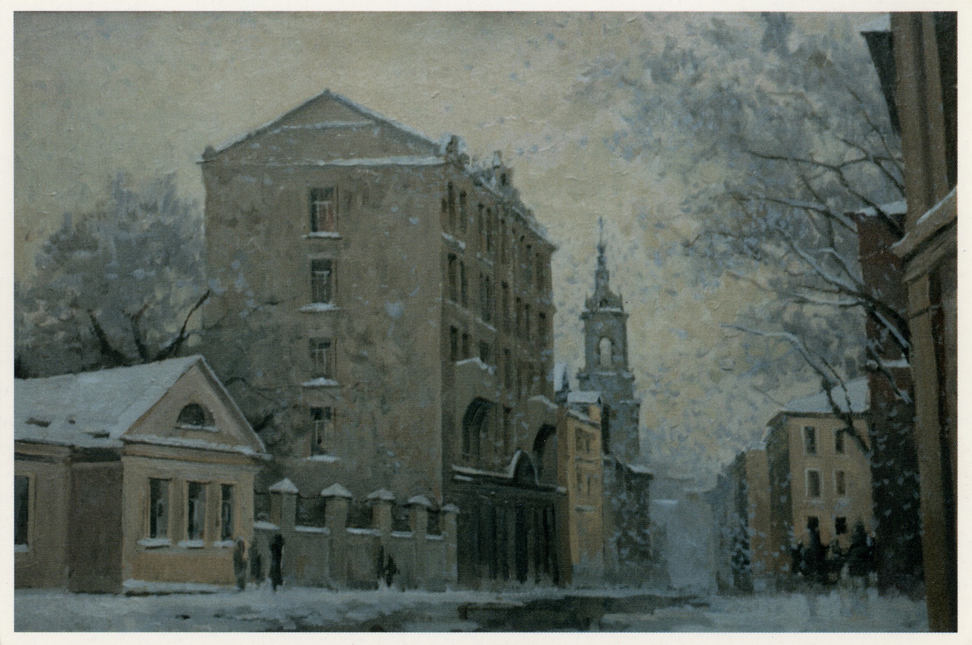 Зимнее утро на Пятницкой (музей-квартира Л.Н Толстого)