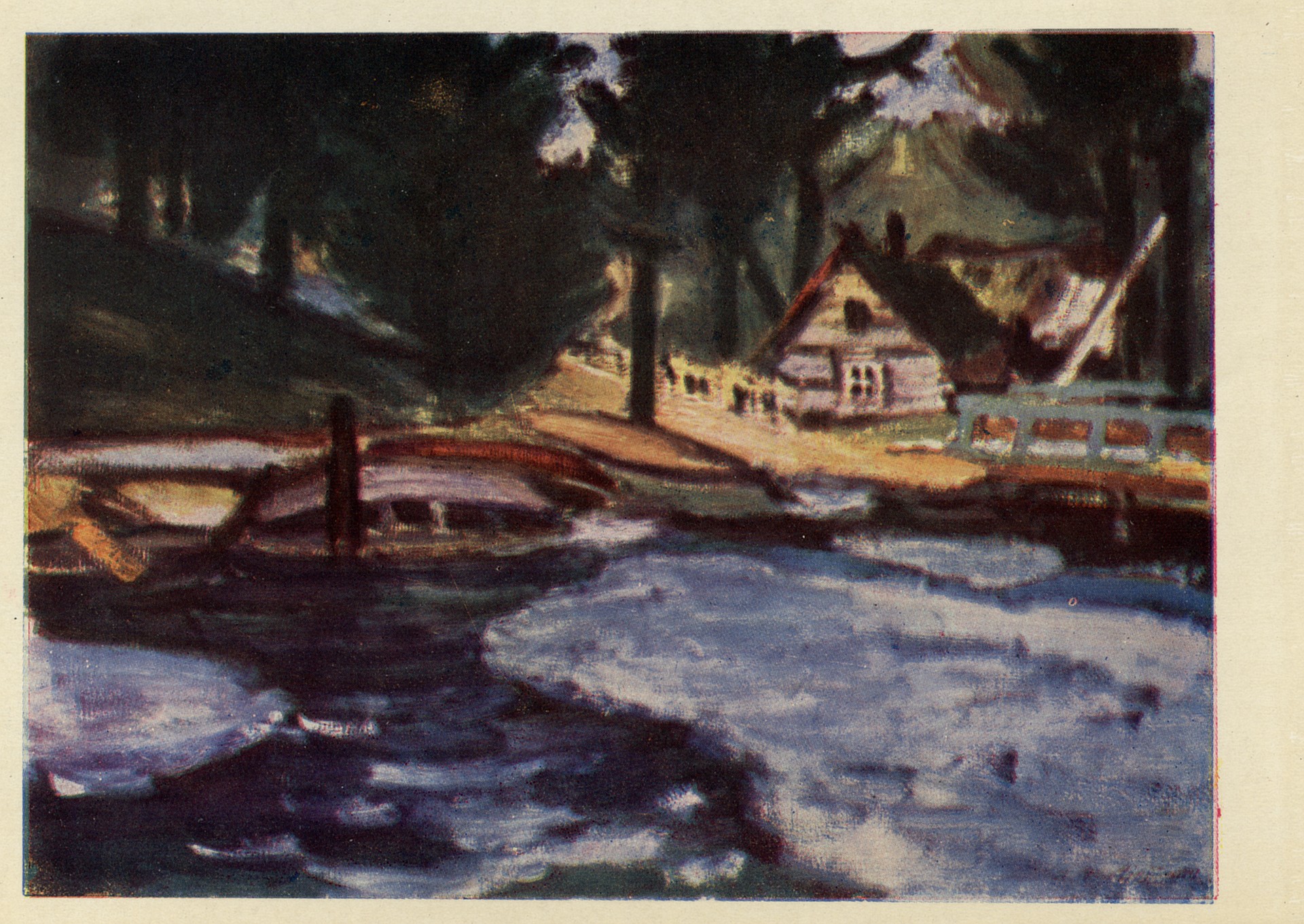 Зелёные озёра весной