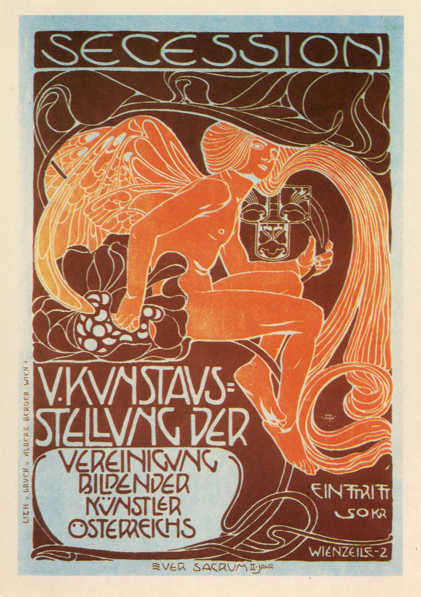 Плакат выставки группы Secession