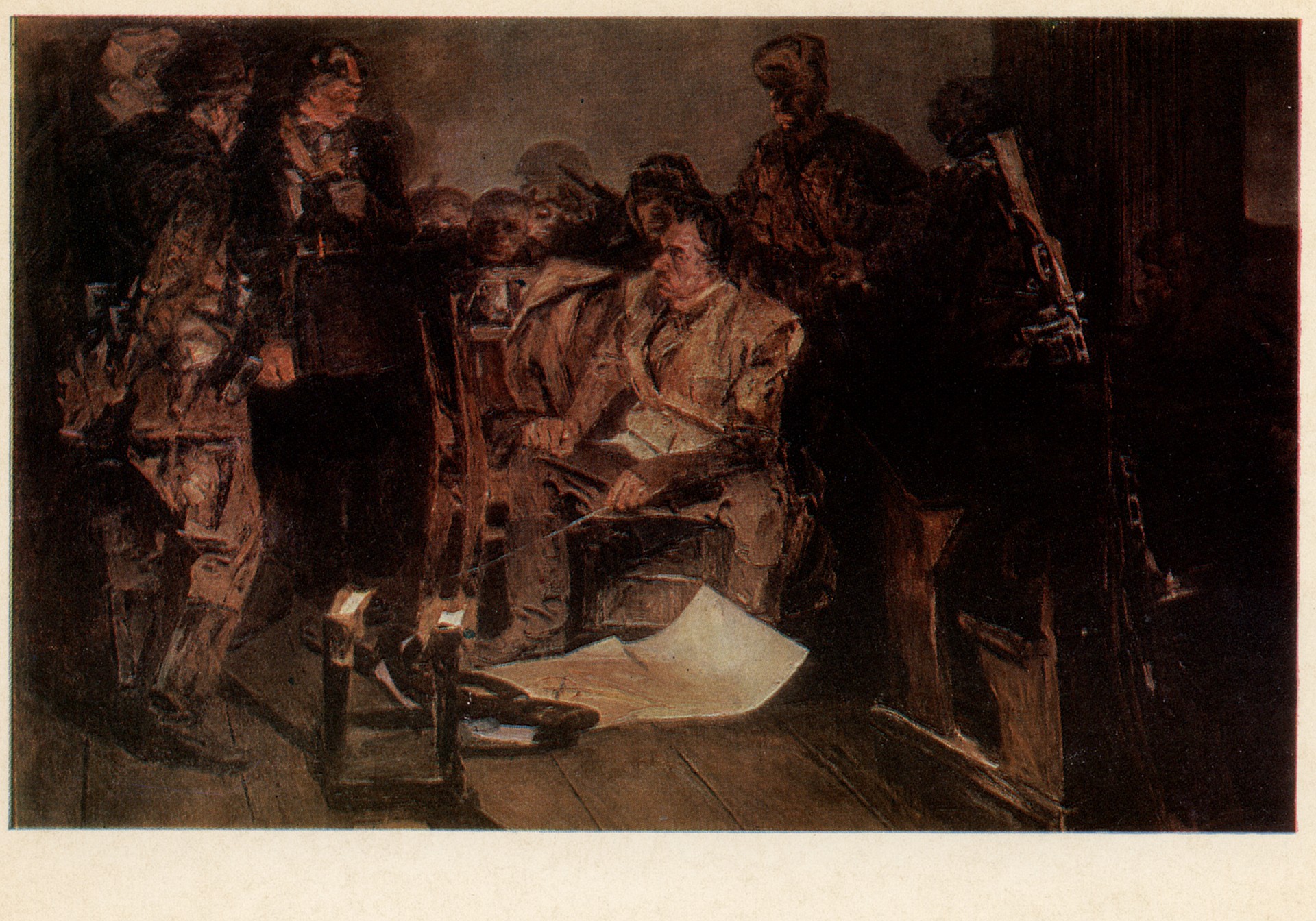 В партизанском штабе Батьки Миная