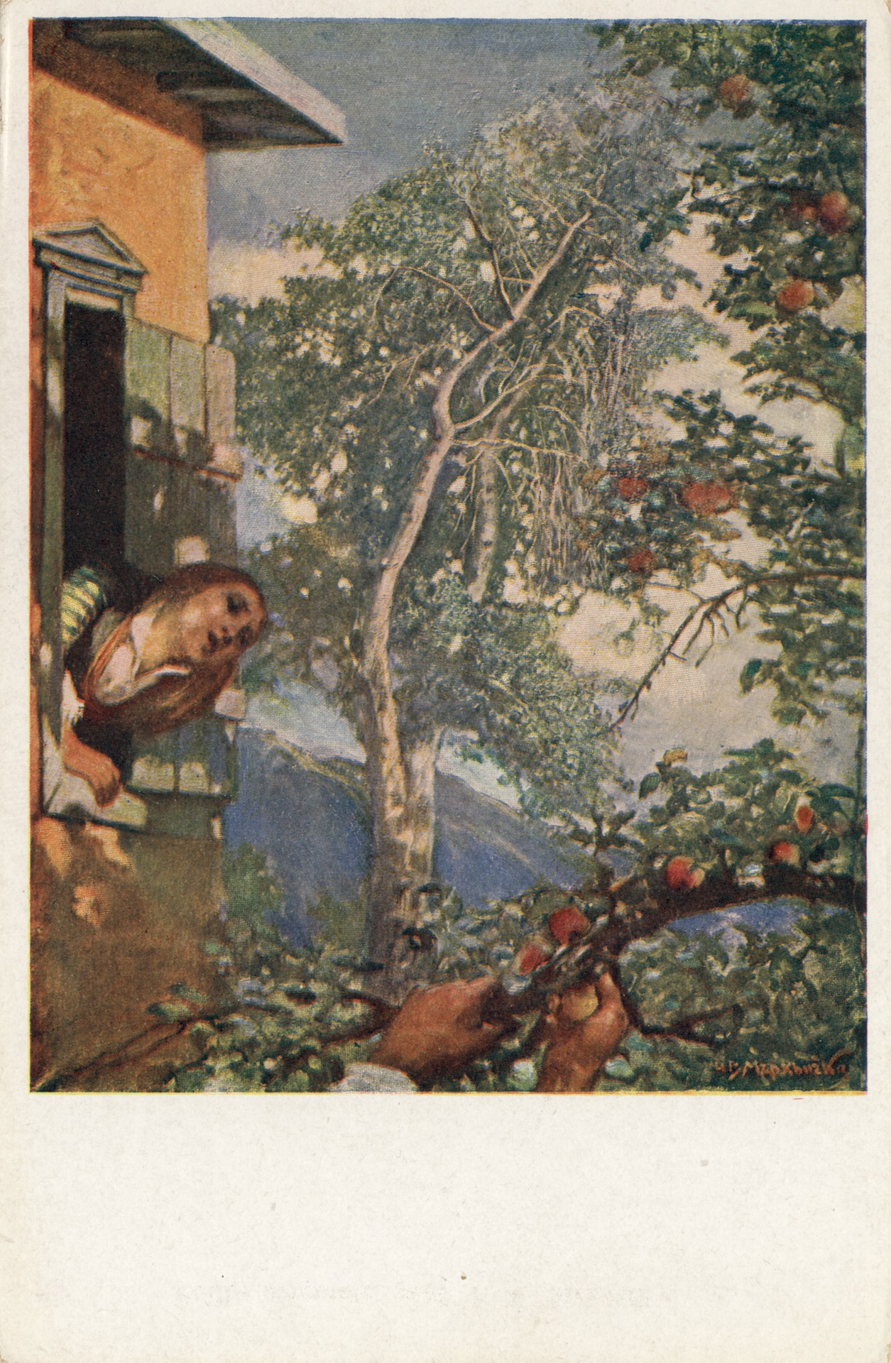 Окно в яблоневый сад