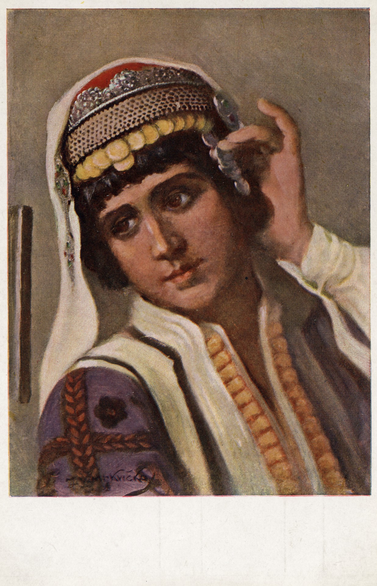 Тип женщины (украшена медалями)