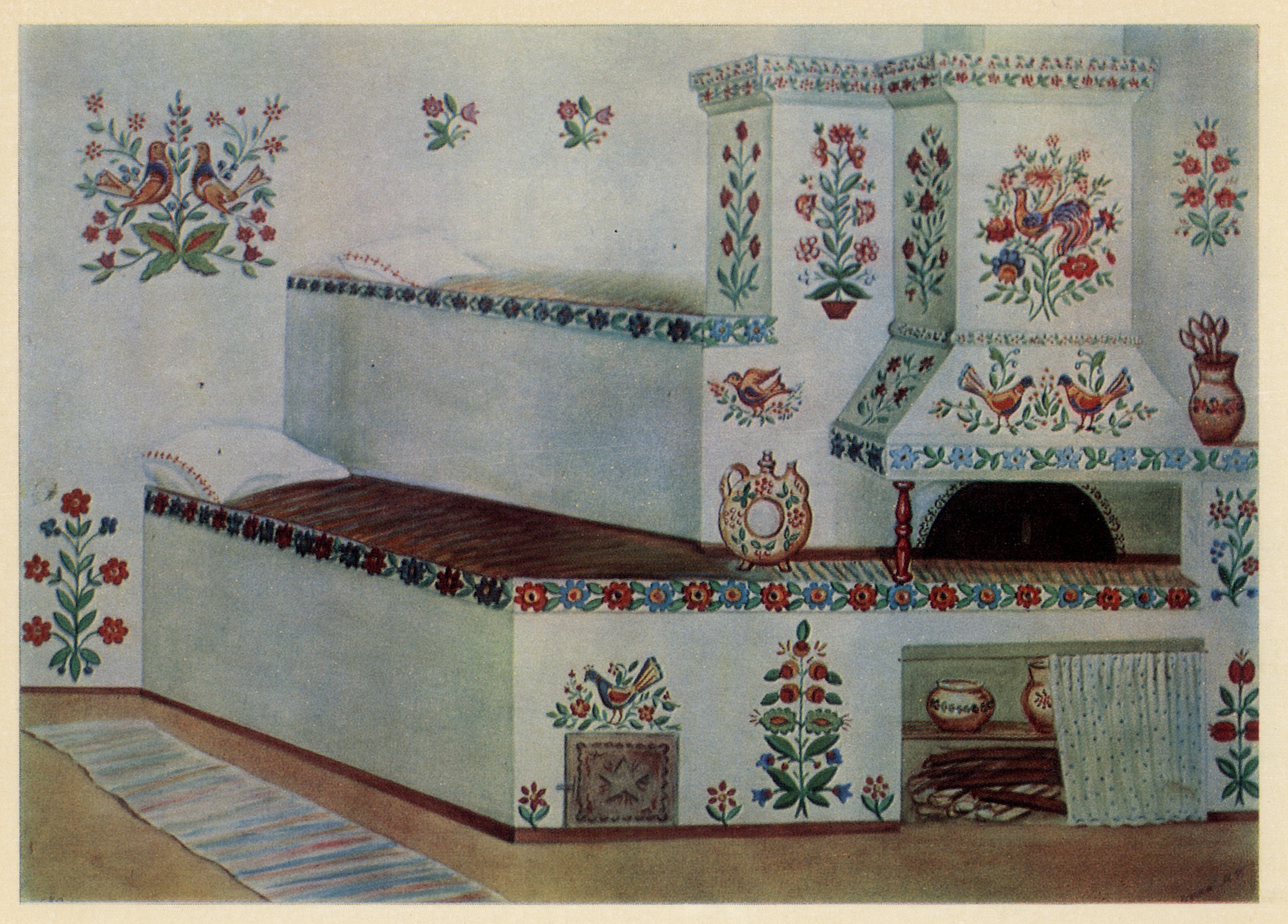 Эскиз рописи печи