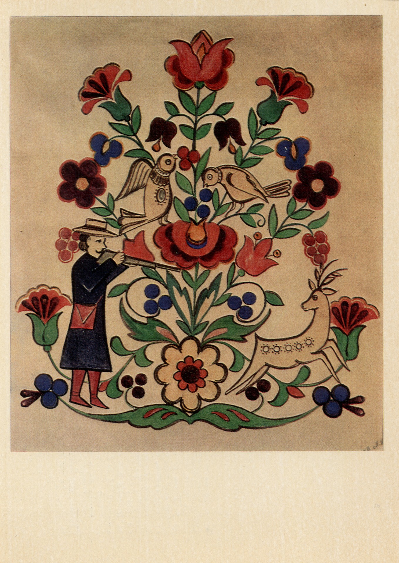 Панно На охоте